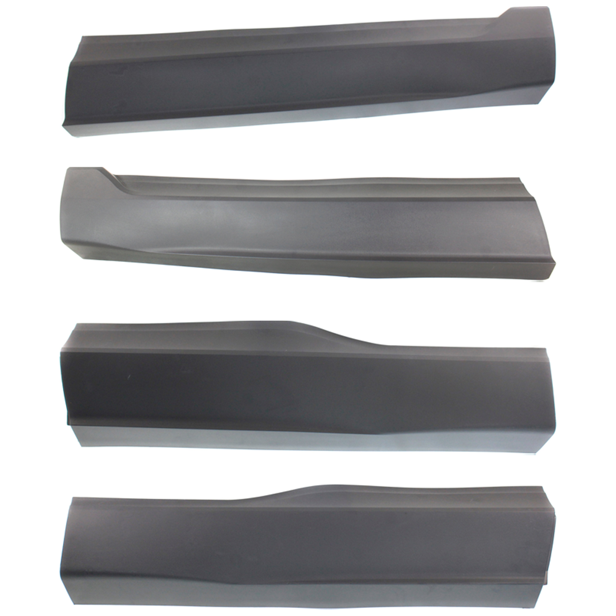 AM EDGE 15-23 FRONT AND REAR DOOR MOLDING RH AND LH Textured Black SKU SET REPF490909-4