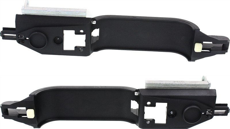 AM FOCUS 02-07 REAR EXTERIOR DOOR HANDLE RH AND LH Smooth Black Reinforcement Bracket HB Sdn Wgn SKU SET REPF491543 OEM 6S4Z5426684C 1S4Z5426684BA 6S4