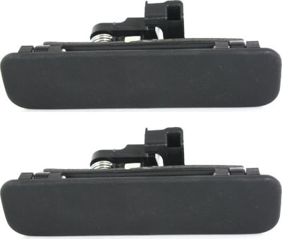AM E 150 ECONOLINE 92-02 E 150-03-07 REAR DOOR HANDLE RH AND LH Smooth Black w out Key Hole Set of 2 SKU SET REPF494707-2 OEM F5UZ1526600AAA