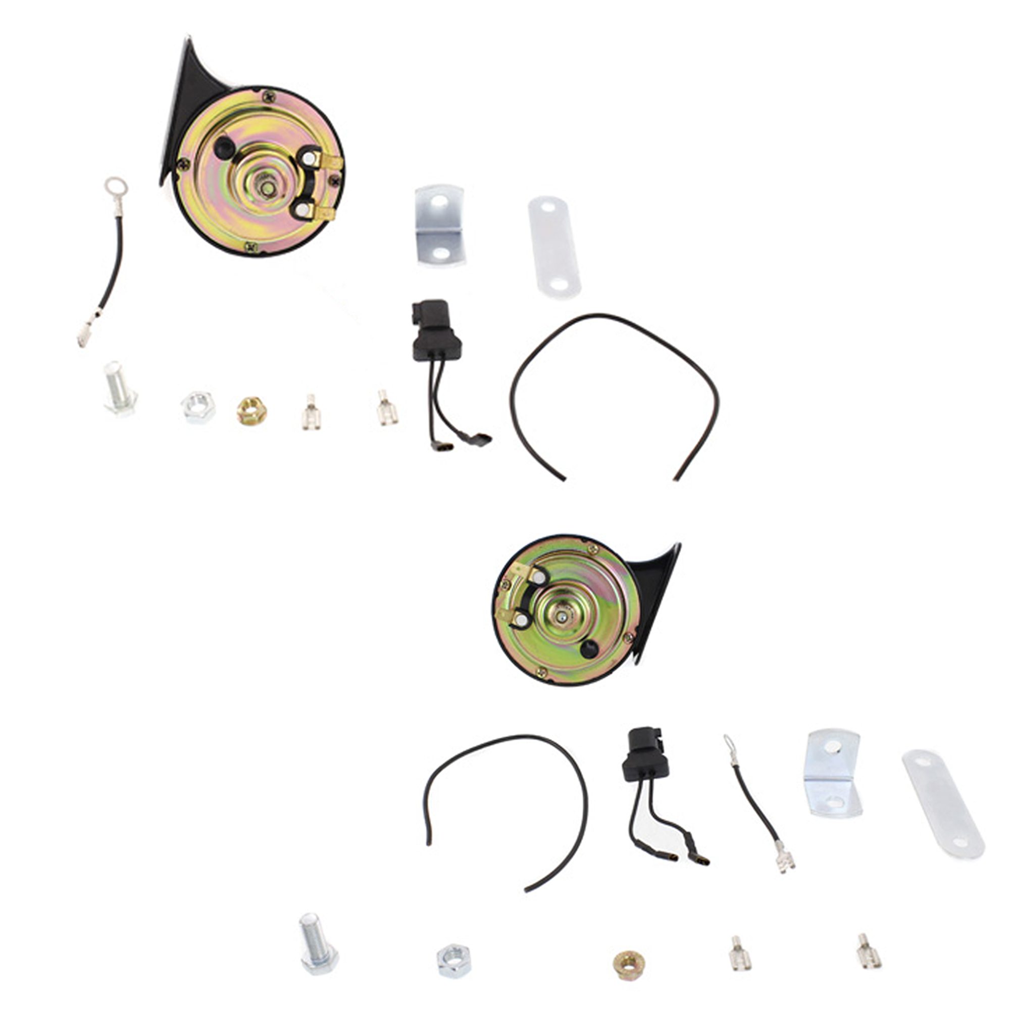 AM AEROSTAR 90-97 TAURUS 96-07 HORN Set of 2 High and Low Note SKU SET REPF502517-2 OEM 2W7Z13800AA 2W7Z13800BA