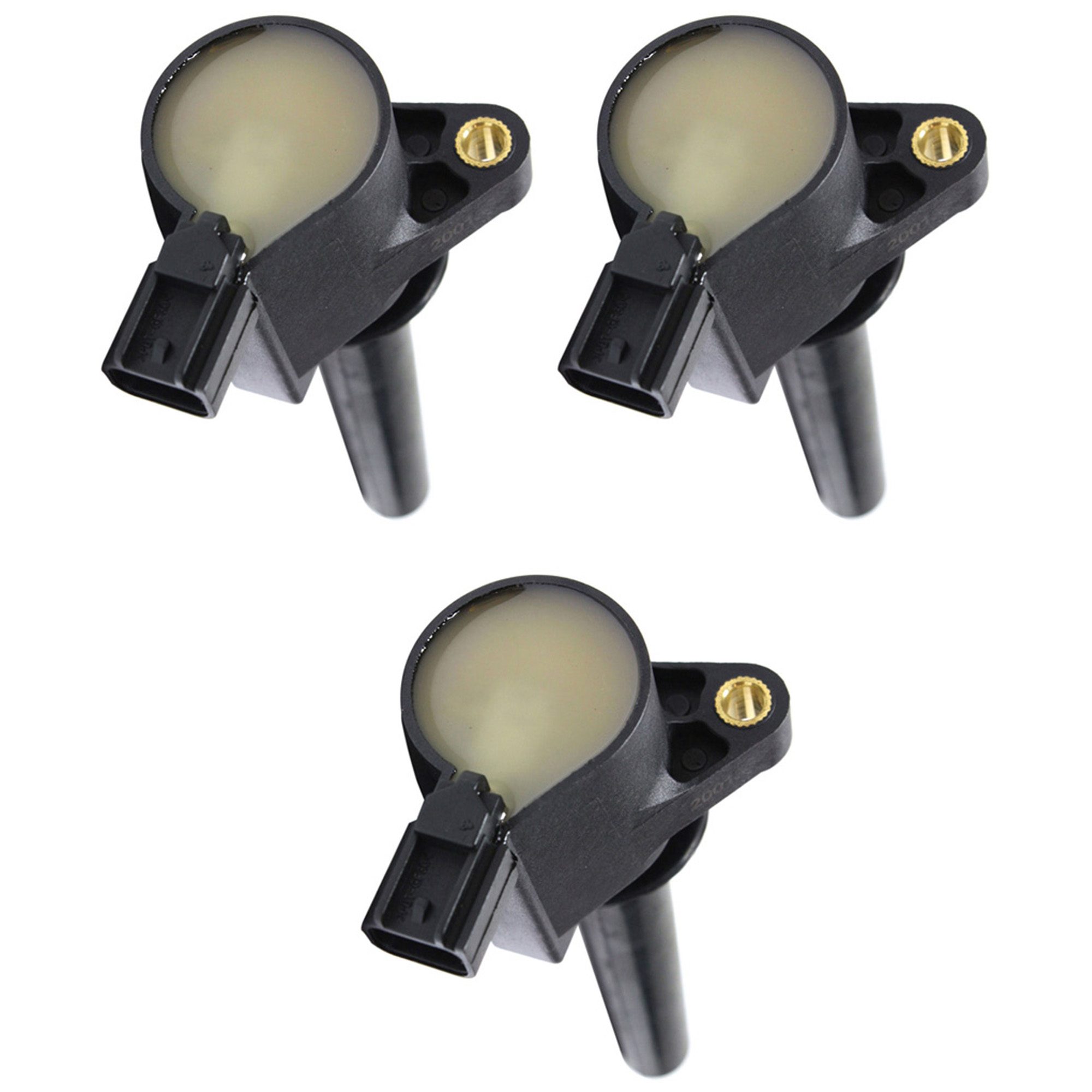 AM TAURUS 00-05 TRIBUTE 01-06 IGNITION COIL Set of 3-12 Volts 2 Blade Male Terminals Direct Ignition SKU SET REPF504606-3 OEM 5048-26331-48680-50053-250