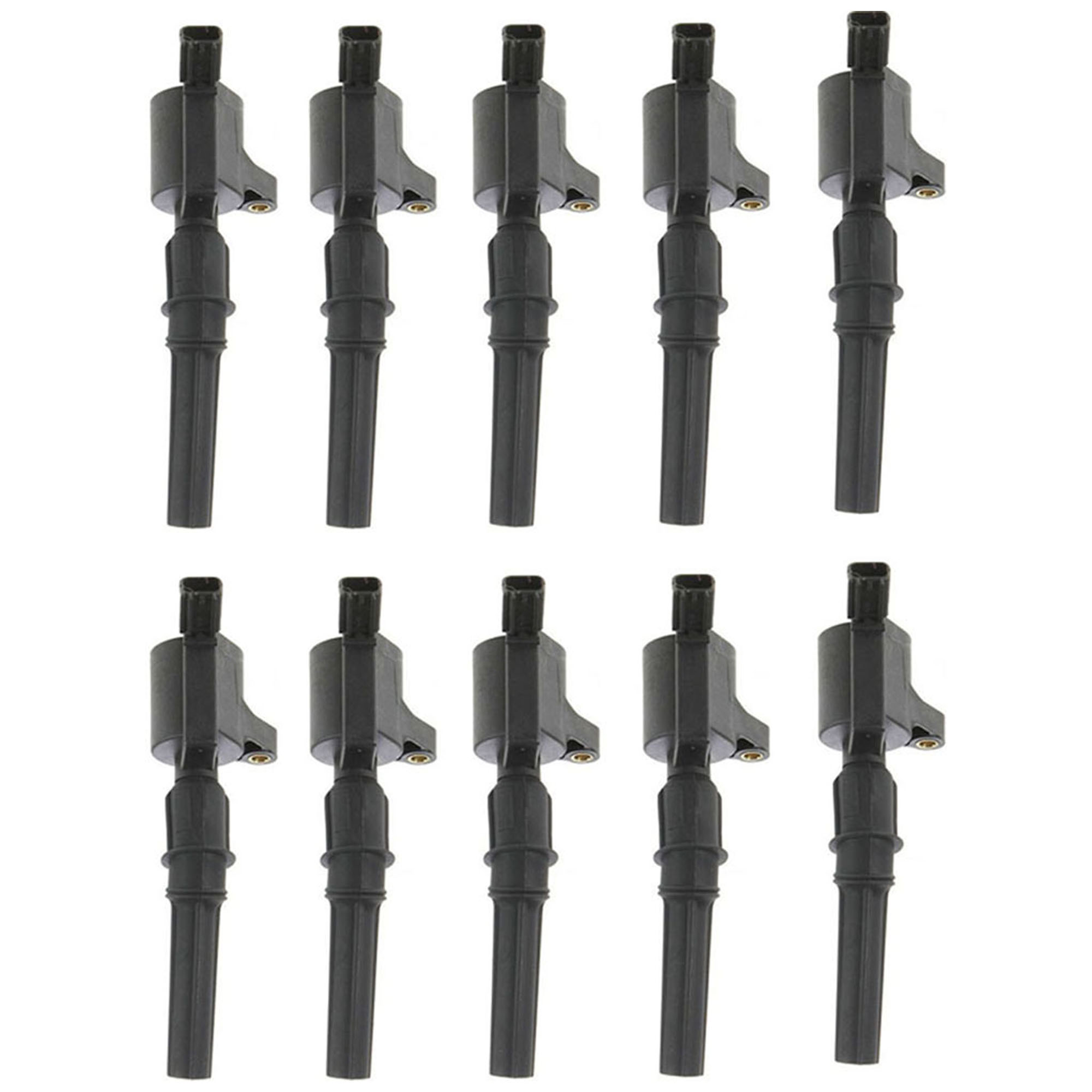AM ECONOLINE SUPER DUTY 97-99 E 350 SUPER DUTY 99-19 IGNITION COIL Set of 10-12 Volts 10 Cyl Coil on Plug SKU SET REPF504607-10