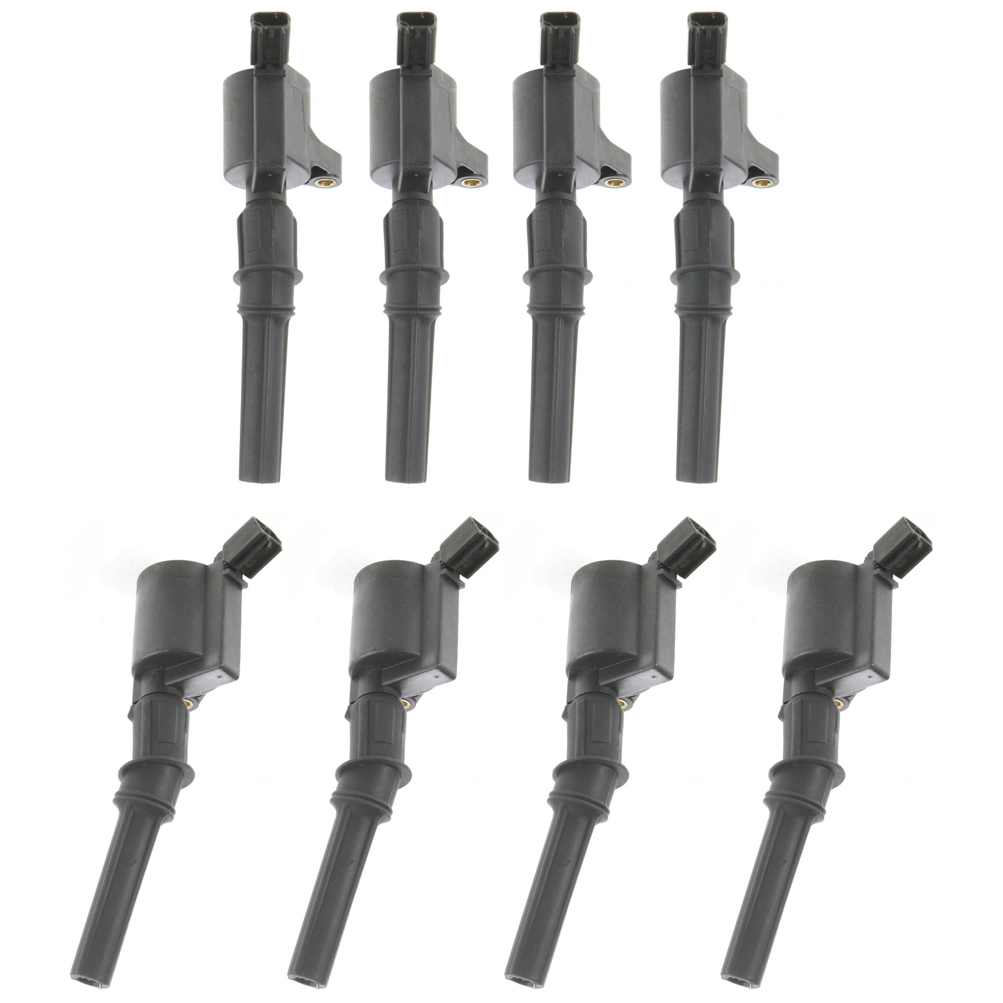 AM EXPEDITION 97-04 E 350 SUPER DUTY 99-16 IGNITION COIL Set of 8-12Volts 8 Cyl Coil on Plug SKU SET REPF504607-8
