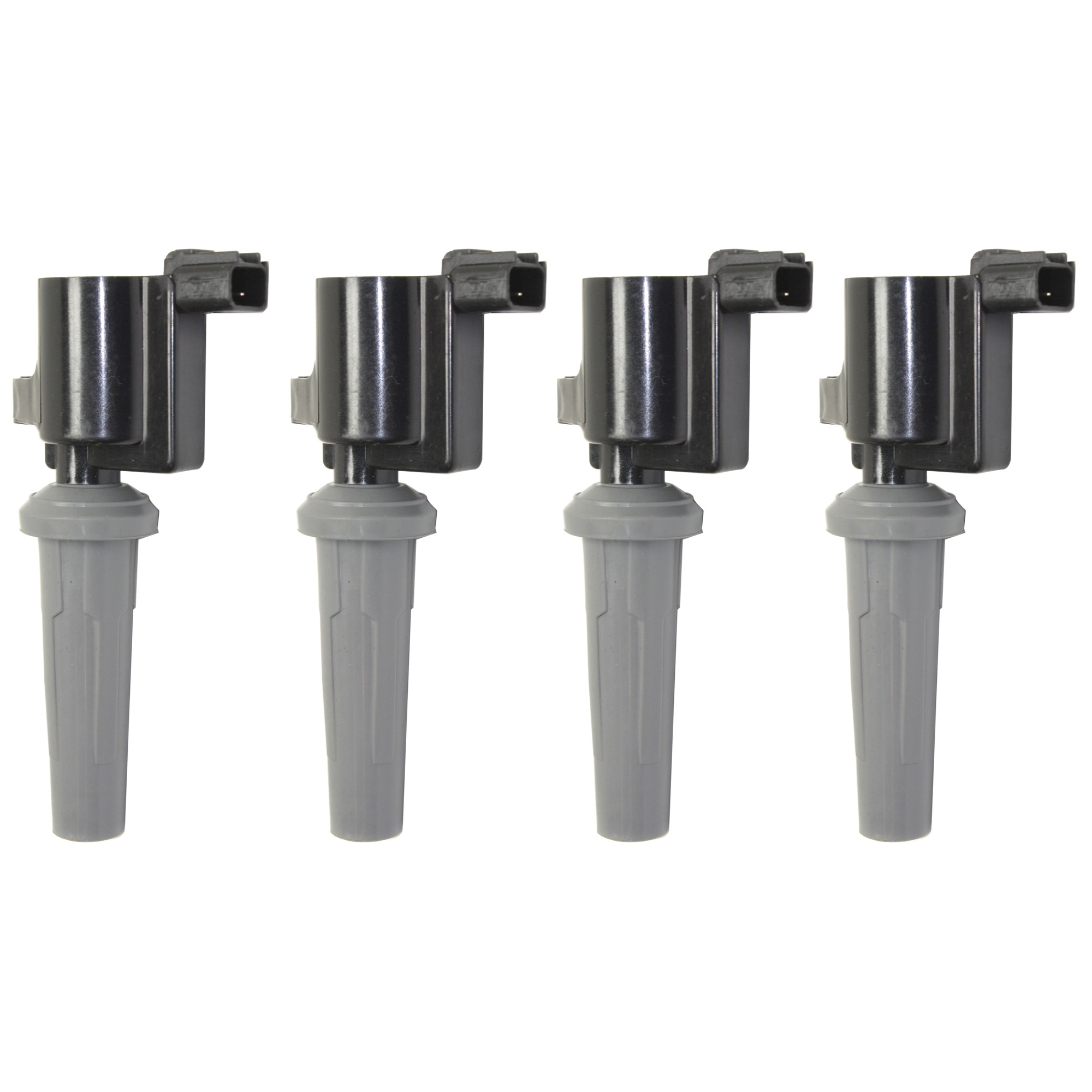 AM ESCAPE 09-19 TRANSIT CONNECT 14-22 IGNITION COIL 12V 2 Male Terminals Blade Type 4 Cyl. Engine Valve Cover Mounting Location 2 Prong Connector SKU SET REPF504620-4 OEM 5097-48979-50129-250129-368197