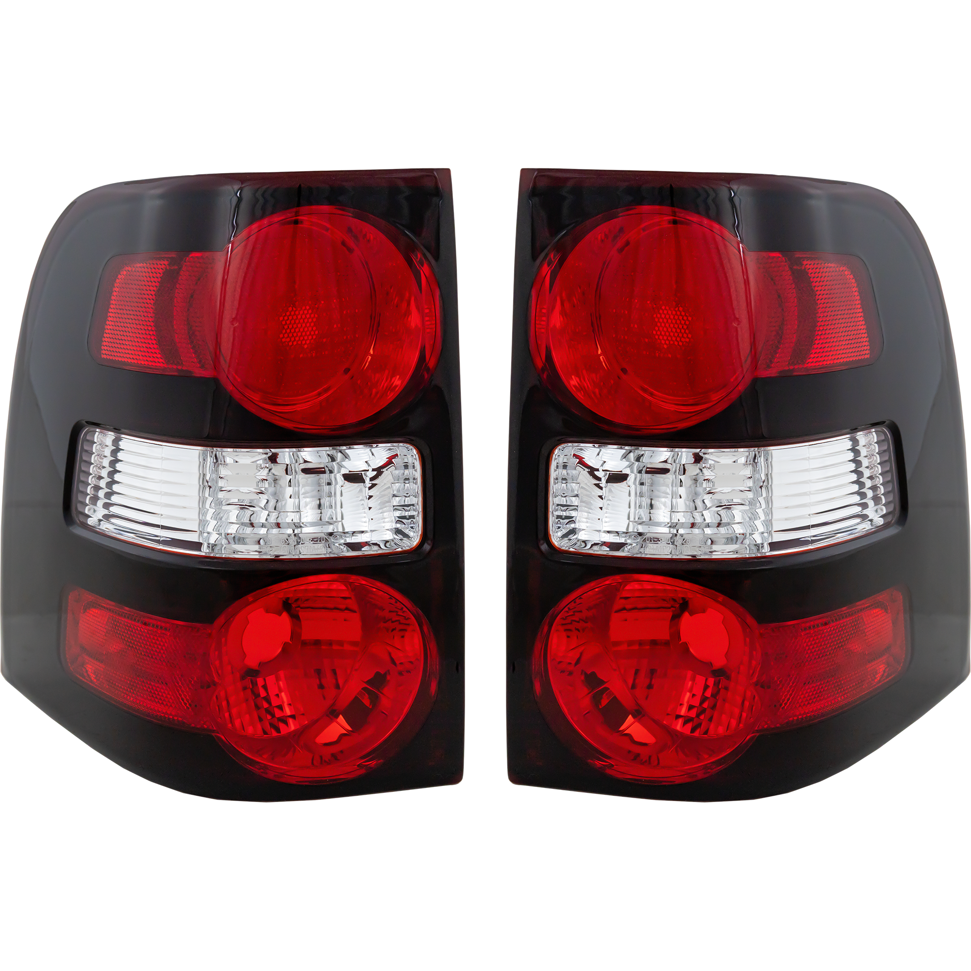 AM EXPLORER 06-10 TAIL LAMP RH AND LH Lens and Housing CAPA SKU SET REPF730103Q Partslink FO2818140C FO2800195C FO2819140C OEM 6L2Z13404CA 6L2Z13405CA