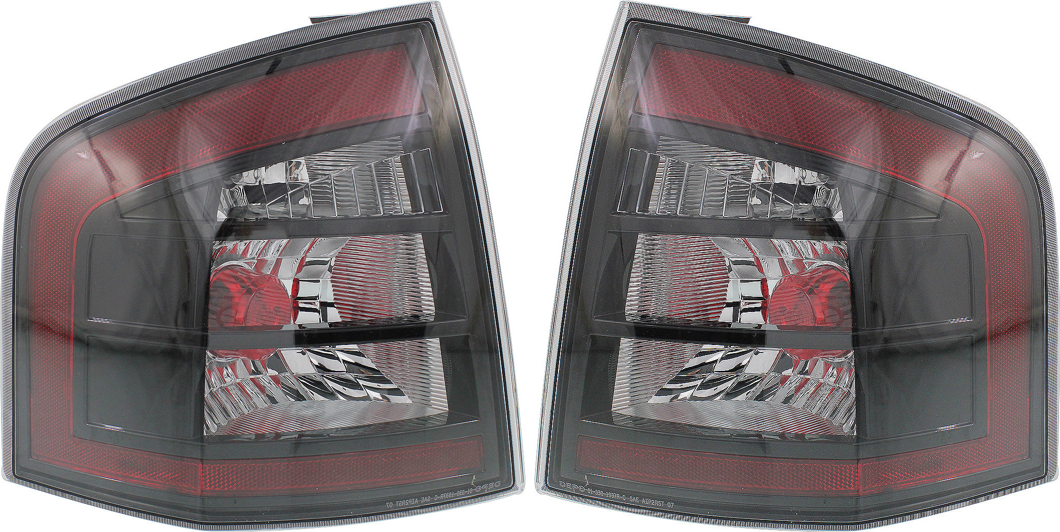AM EDGE 09-10 TAIL LAMP RH AND LH Assembly Sport Model SKU SET REPF730105 Partslink FO2819133 FO2818133 OEM 9T4Z13404B 9T4Z13405B