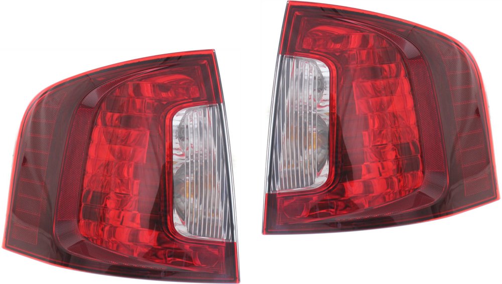 AM EDGE 11-14 TAIL LAMP RH AND LH Assembly Sport Model SKU SET REPF730157 Partslink FO2800222 FO2801222 OEM BT4Z13404A BT4Z13405A