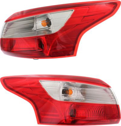 AM FOCUS 12-14 TAIL LAMP RH AND LH Outer Assembly Sedan CAPA SKU SET REPF730171Q Partslink FO2819151C FO2818151C OEM DM5Z13404E DM5Z13405E
