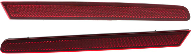 AM EXPLORER EXPLORER POLICE 11-15 REAR BUMPER REFLECTOR RH AND LH CAPA SKU SET REPF734901Q Partslink FO1185100C FO1184100C OEM BB5Z15A449C BB5Z15A448B