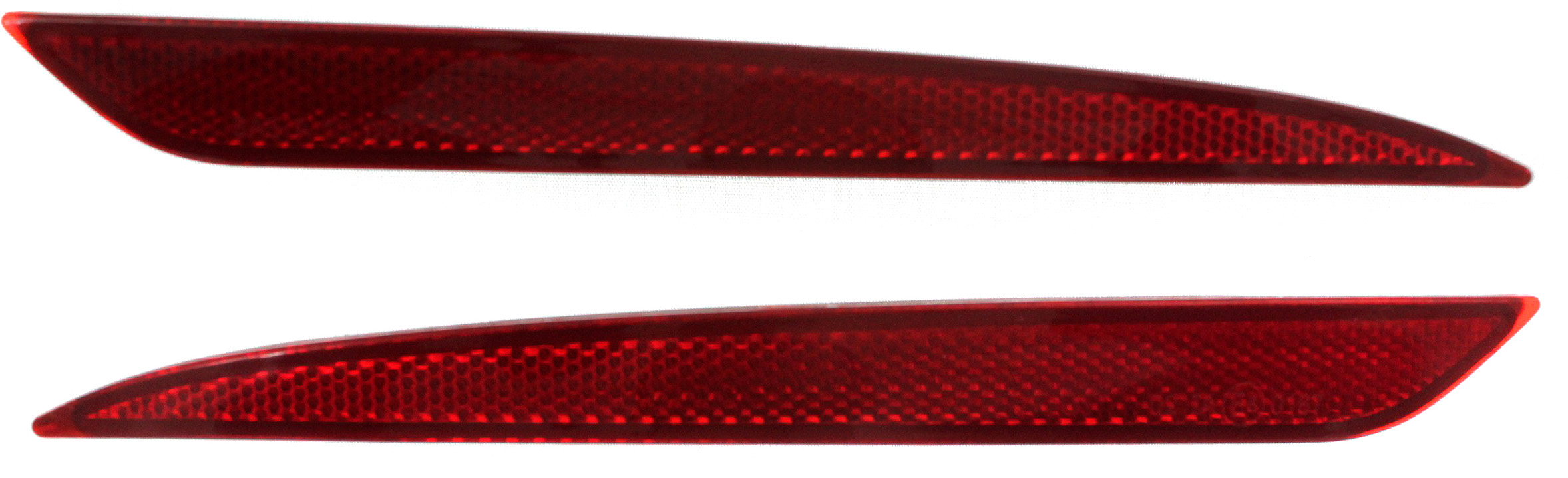 AM FUSION 13-18 REAR BUMPER REFLECTOR RH and LH CAPA SKU SET REPF734903Q Partslink FO1184103C FO1185103C OEM DS7Z13A565A DS7Z13A565B