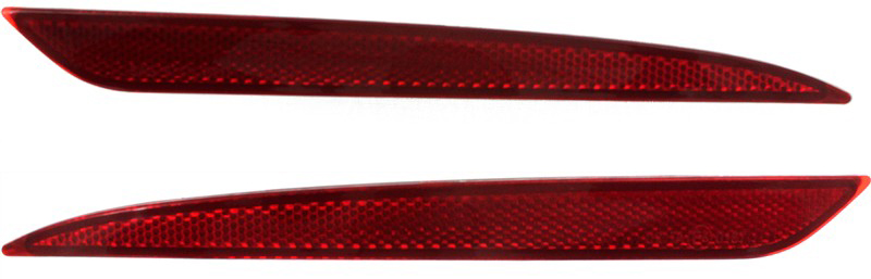 AM FUSION 13-18 REAR BUMPER REFLECTOR RH and LH SKU SET REPF734903 Partslink FO1185103 FO1184103 OEM DS7Z13A565A DS7Z13A565B