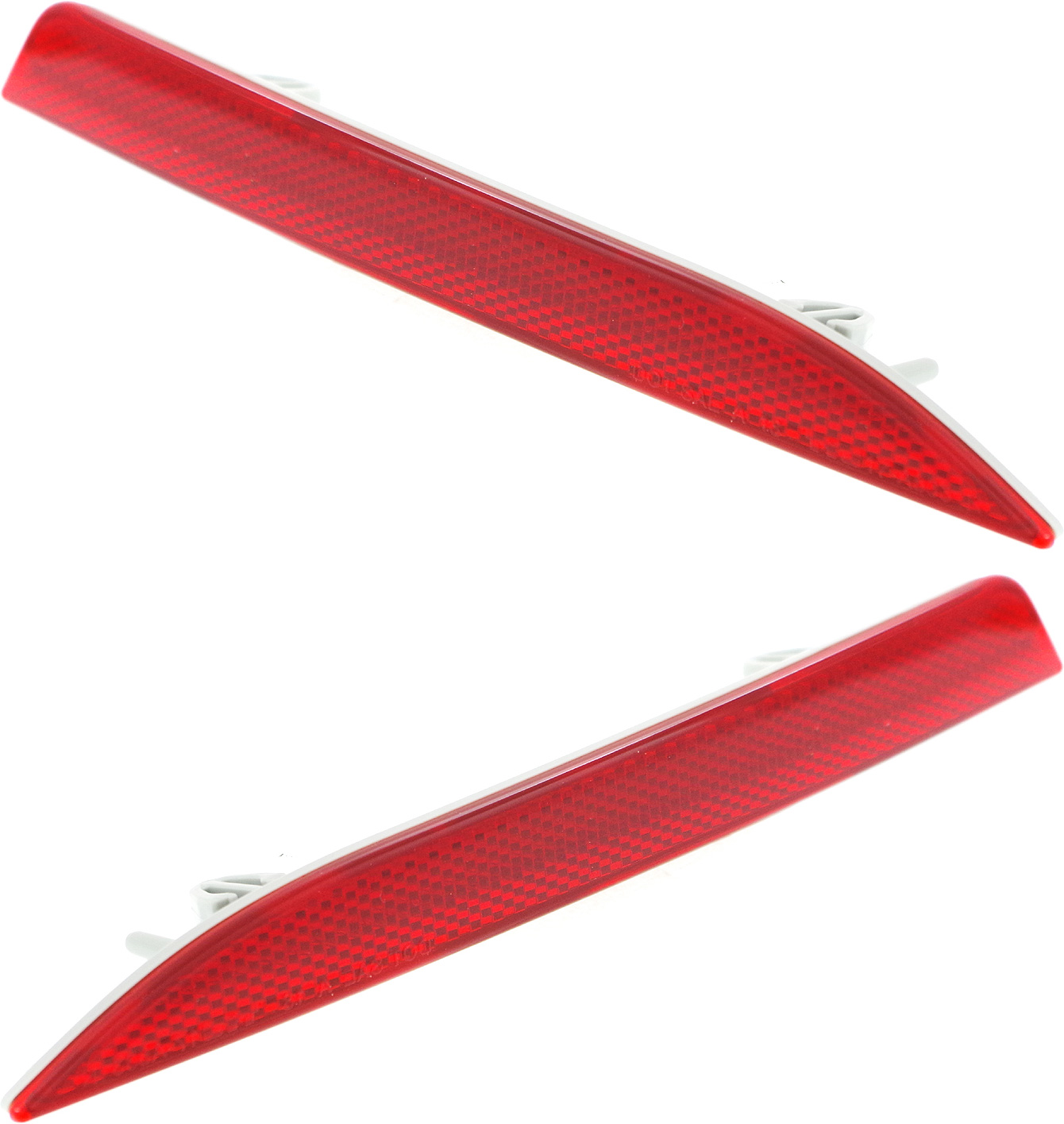 AM TAURUS 13-19 REAR BUMPER REFLECTOR RH AND LH SKU SET REPF734909 Partslink FO1185104 FO1184104 OEM DG1Z15A449B DG1Z15A449A