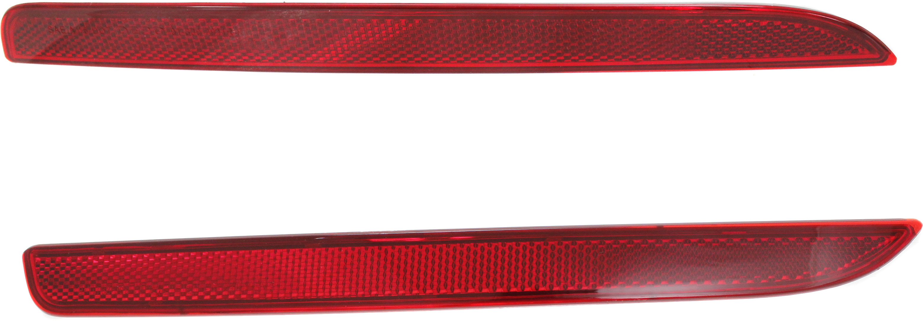 AM EXPLORER POLICE INTERCEPTOR UTILITY 16-19 REAR BUMPER REFLECTOR RH AND LH CAPA SKU SET REPF734917Q Partslink FO1185109C FO1184109C OEM FB5Z15A449D FB5Z15A449C