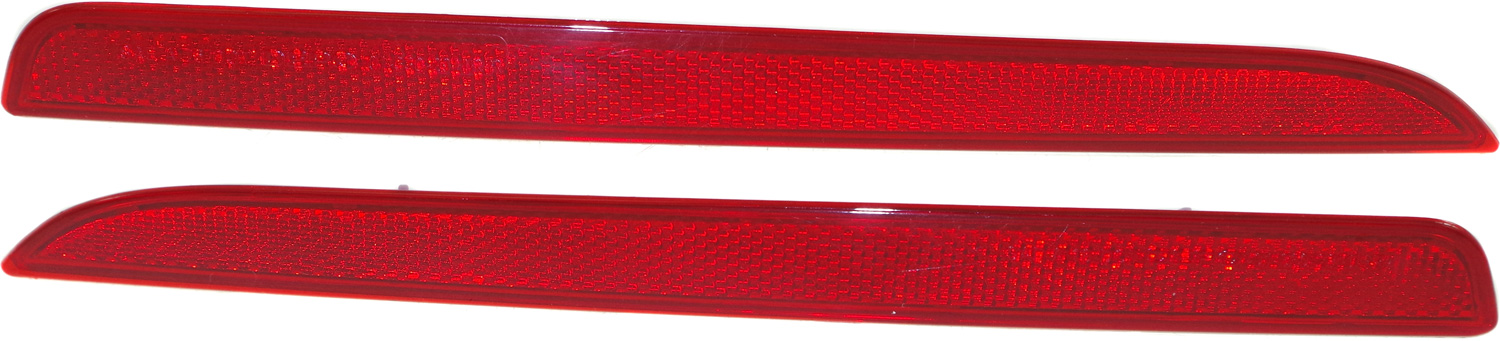 AM EXPLORER POLICE INTERCEPTOR UTILITY 16-19 REAR BUMPER REFLECTOR RH AND LH SKU SET REPF734917 Partslink FO1185109 FO1184109 OEM FB5Z15A449D FB5Z15A449C