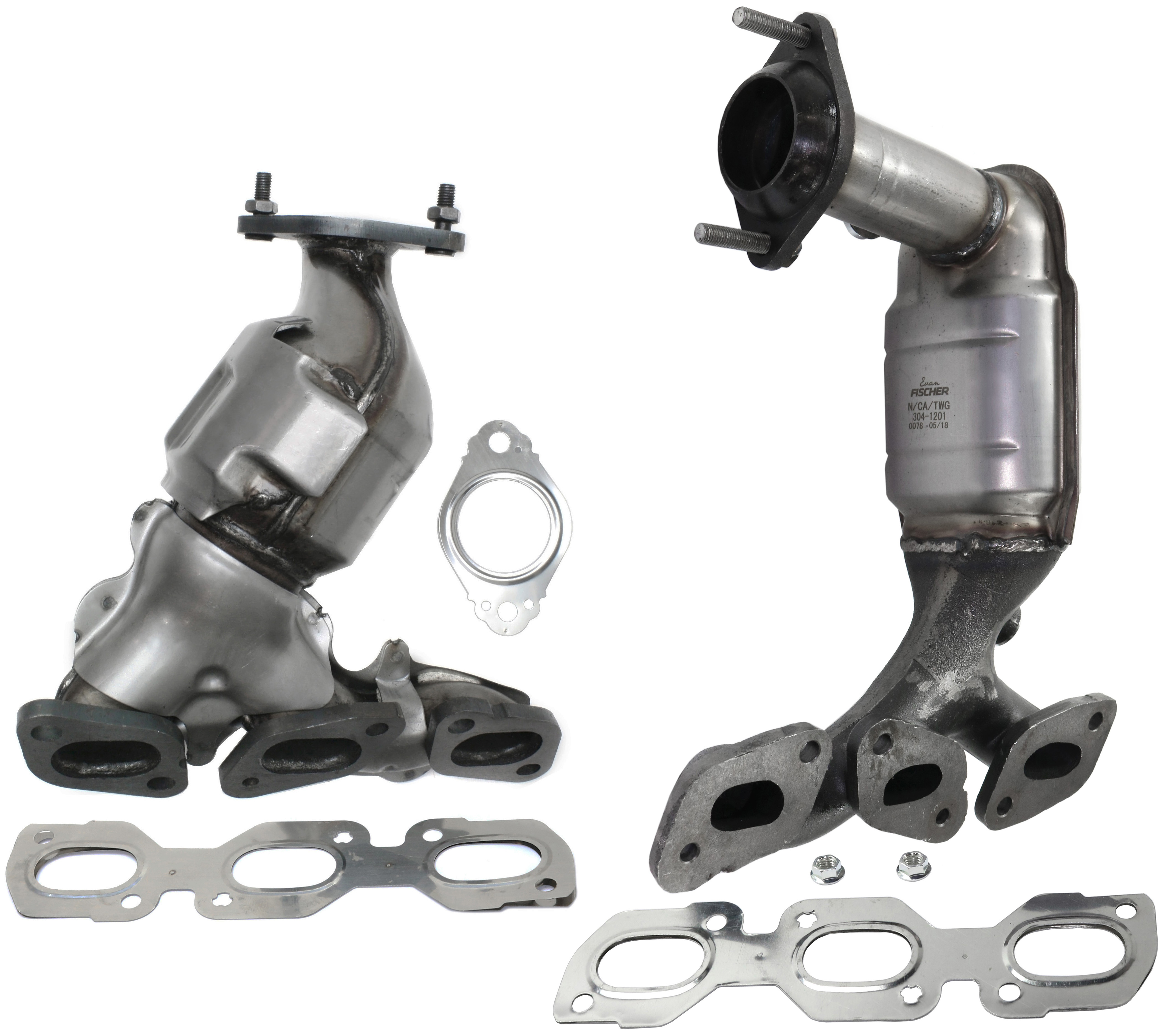 AM ESCAPE 01-07 TRIBUTE 01-06 MARINER 05-07 FRONT CATALYTIC CONVERTER RH AND LH 6 Cyl . 3.0L Engine w Exhaust Manifold SKU SET REPF960347