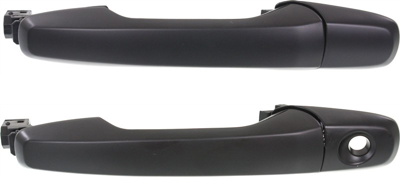 AM EDGE 11-14 EXPLORER 11-15 FRONT DOOR HANDLE RH and LH Outside Prmd Blk w o Keyhole and Push Button Strt Plas =REAR RH LH SKU SET REPFD462307 OEM BT4Z7822404BAPTM BT4Z78218B08B