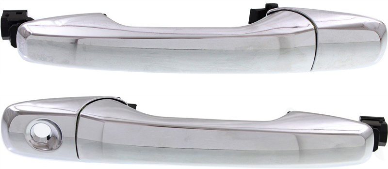 AM EDGE 11-14 EXPLORER 11-19 FRONT DOOR HANDLE RH and LH Outside All Chr w o Keyhole and Push Button Strt Plas =REAR RH LH SKU SET REPFD462309 OEM BB5Z7822404BA BA1Z78218B08A BA