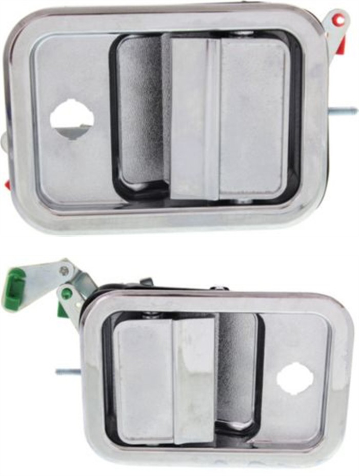 AM CLASSIC 01-09 FLD120-91-96 FRONT EXTERIOR DOOR HANDLE RH AND LH All Chrome Metal 2.2cm SKU SET REPFL462113 OEM A1835381000 A1835381001