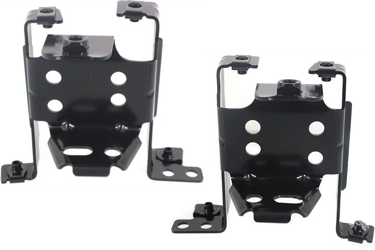 AM SIERRA 2500 HD 3500 HD 11-14 FRONT BUMPER BRACKET RH AND LH Inner SKU SET REPG013111 Partslink GM1063102 GM1062102 OEM 25832381-25832380