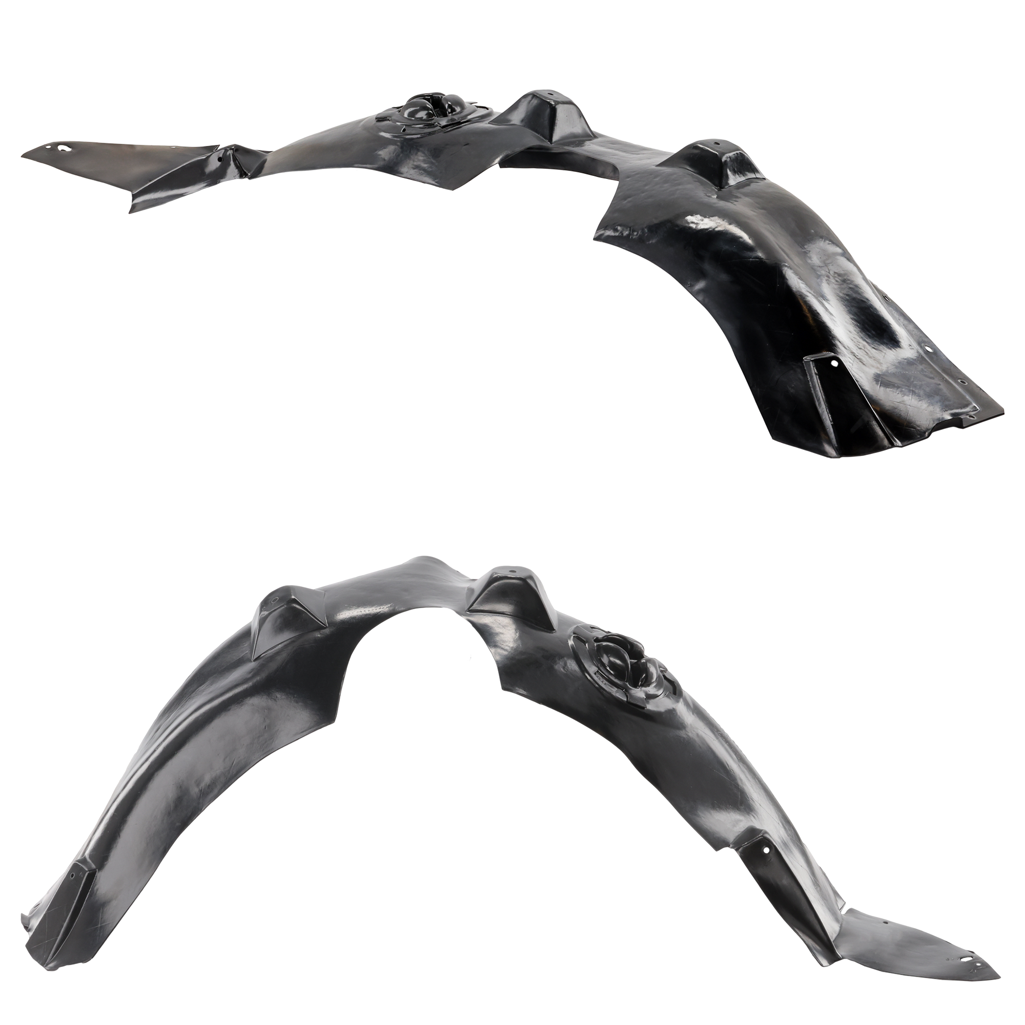 AM TERRAIN 10-13 FRONT FENDER LINER RH AND LH Plastic Vacuum Form SKU SET REPG222109 OEM 22888601 PFM 23145496 PFM