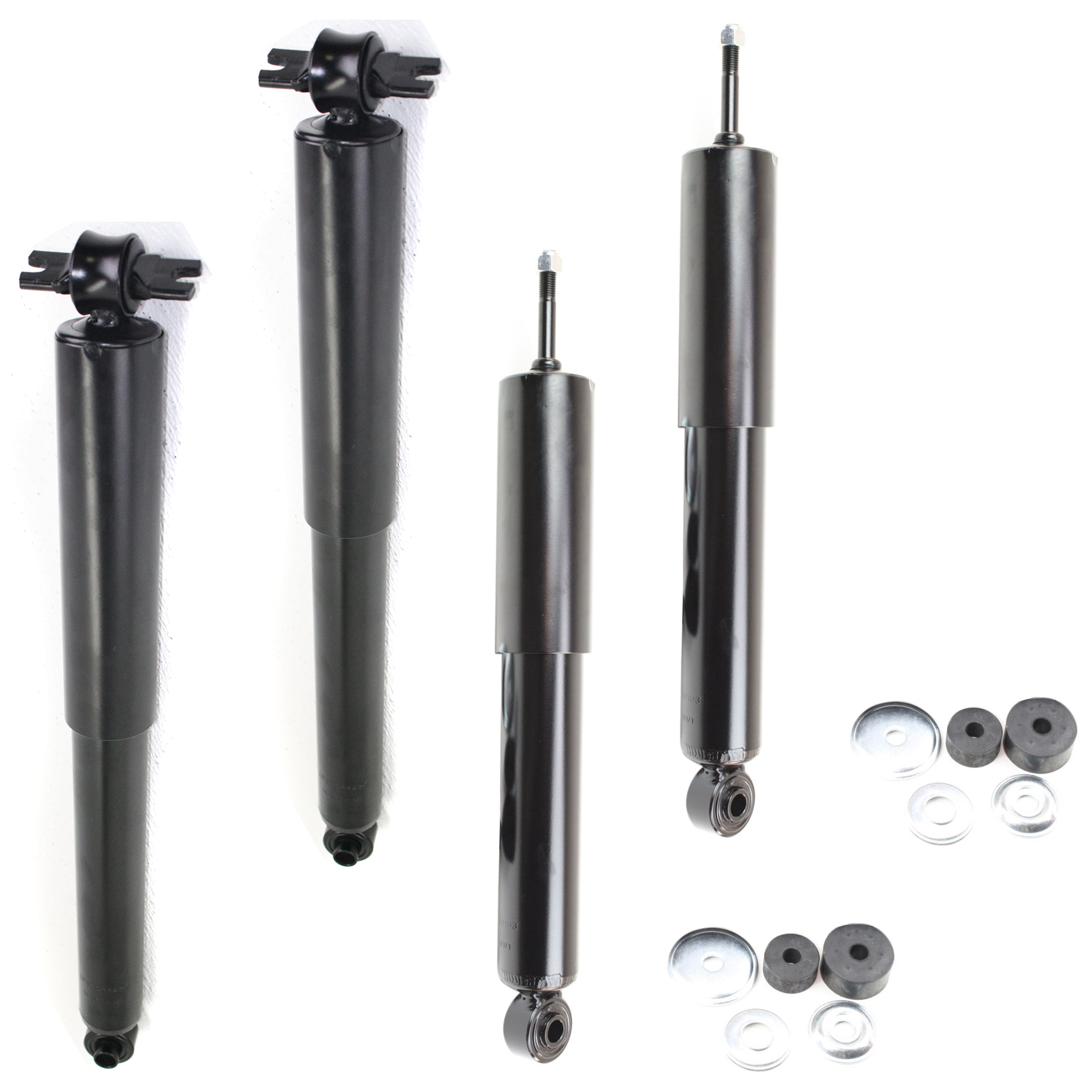 AM COLORADO CANYON 04-12 FRONT AND REAR SHOCK RH AND LH Gas Charged Twin tube Set of 4 SKU SET REPG280103-4A OEM 15106253-15115872-19153642-191