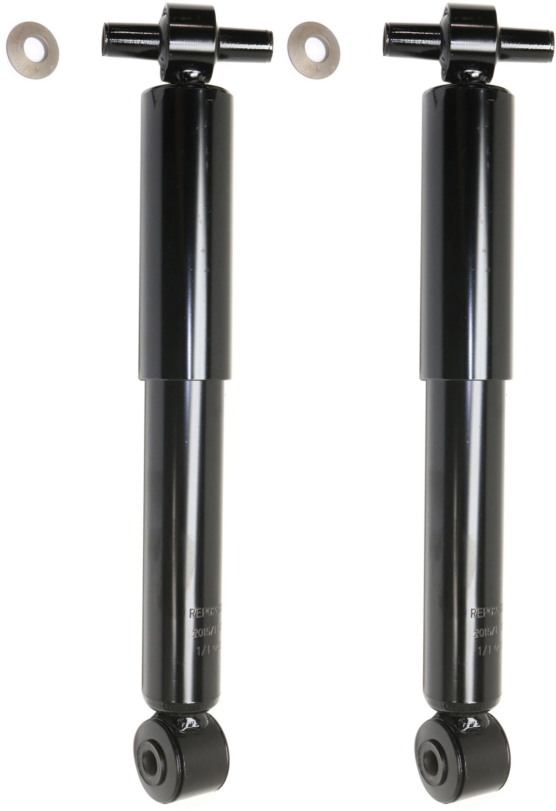 AM ACADIA 07-16 ENCLAVE 08-17 REAR SHOCK RH AND LH Gas Charged Twin tube Set of 2 SKU SET REPG280302-2 OEM 23147603