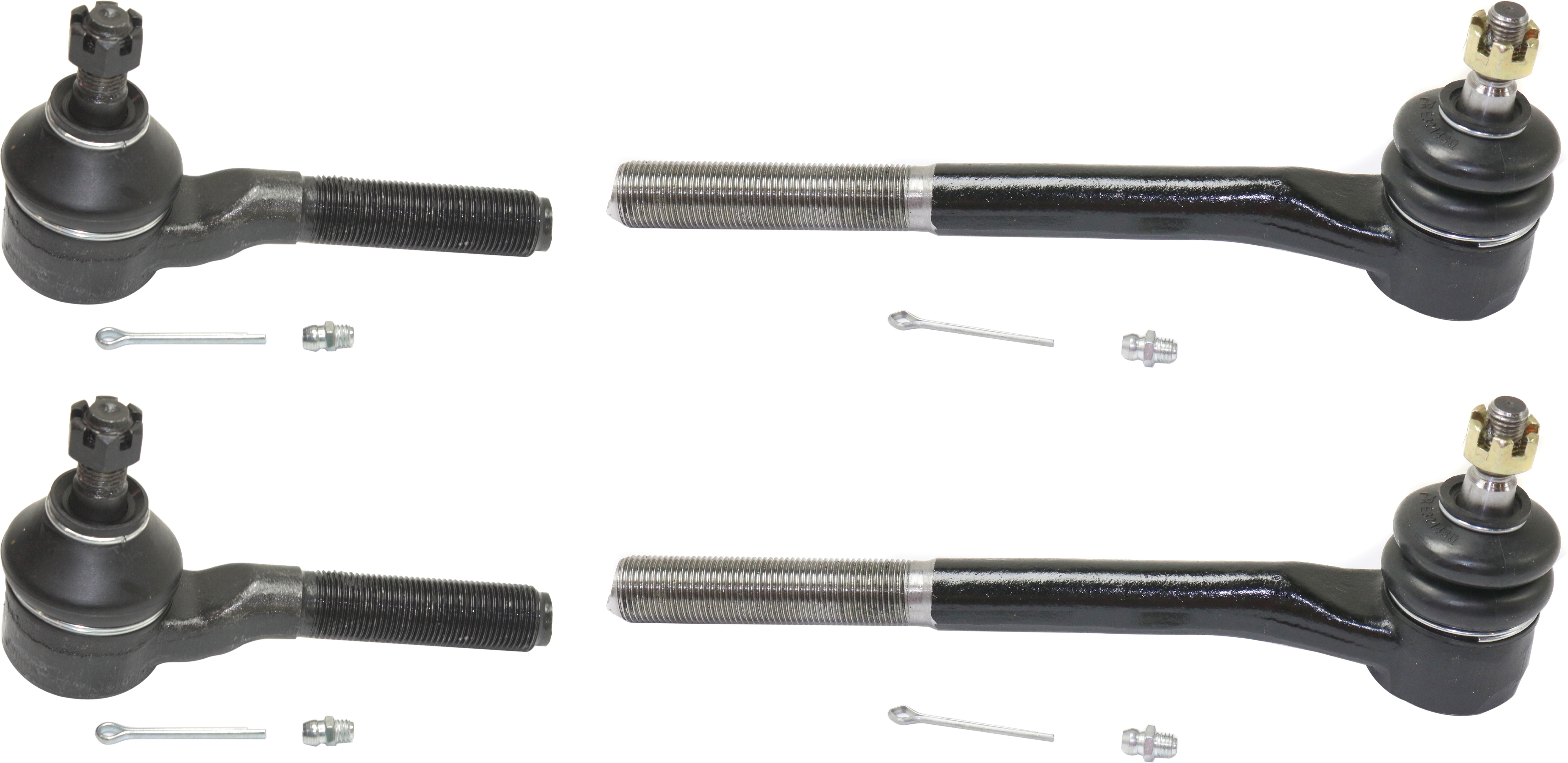 AM S10-98-04 JIMMY 98-05 FRONT TIE ROD END RH AND LH Inner and Outer SKU SET REPG282109-4 OEM 12471301-2693267-4011930-12471