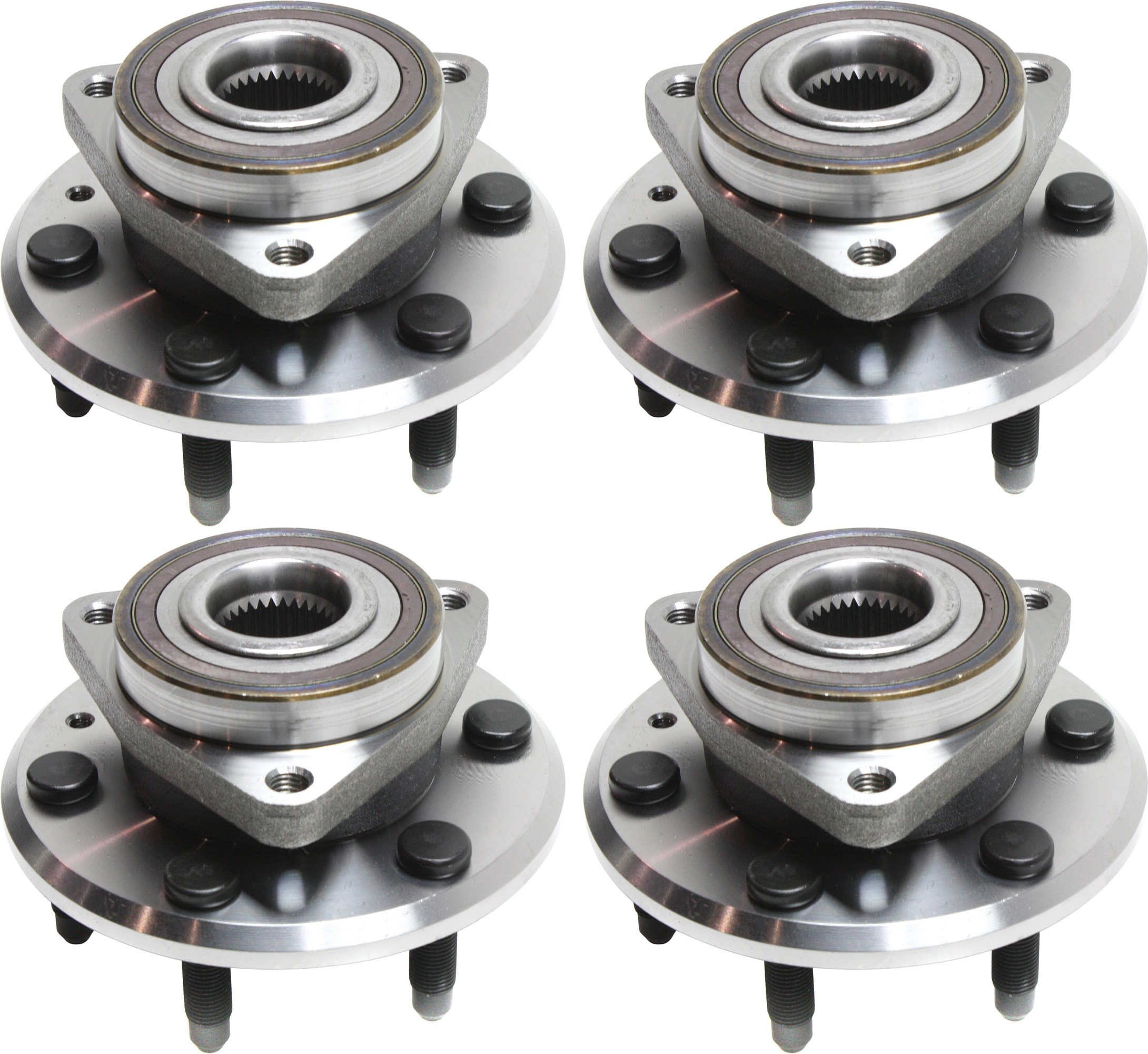 AM ENCLAVE 08-17 FRONT AND REAR HUB ASSEMBLY RH AND LH 5 Studs AWD FWD SKU SET REPG283715-4 OEM 22756832