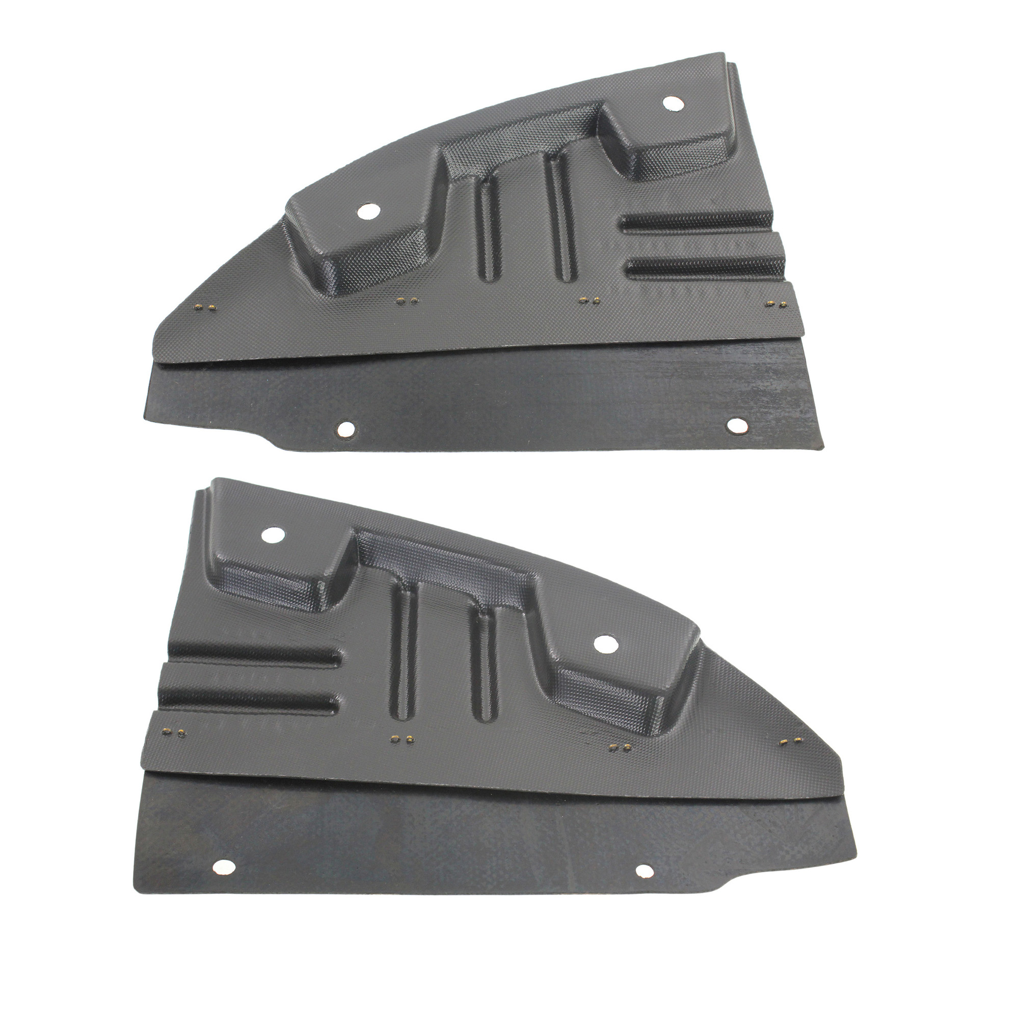 AM SIERRA 2500 HD 3500 HD 11-14 ENGINE SPLASH SHIELD Under Cover RH AND LH SKU SET REPG310103 Partslink GM1249234 GM1248234 OEM 22782948-22782947