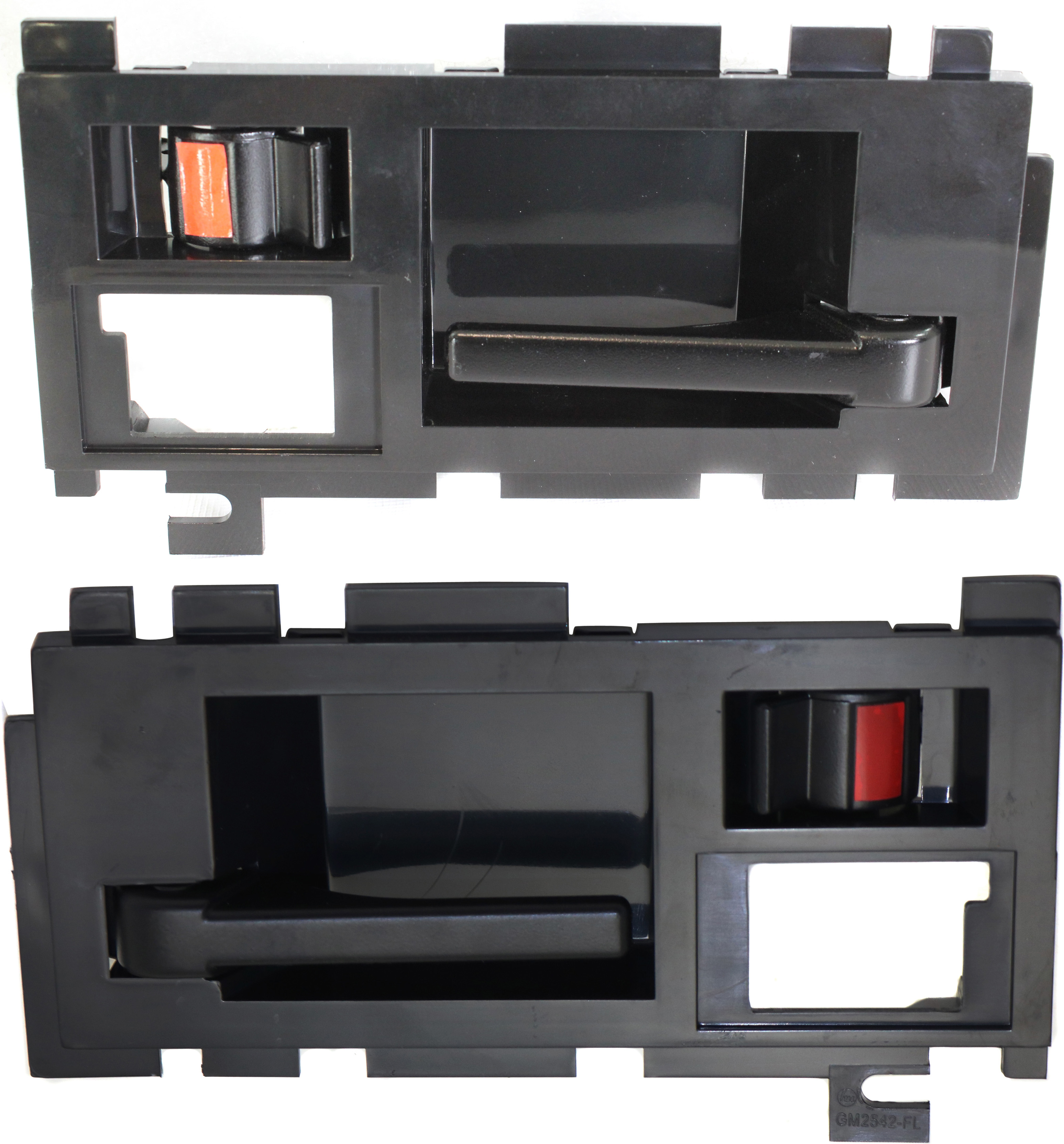 AM S10 BLAZER SONOMA 91-94 FRONT DOOR HANDLE RH and LH Interior w Black Lever SKU SET REPG462115 OEM 15658581 PFM 15658582 PFM