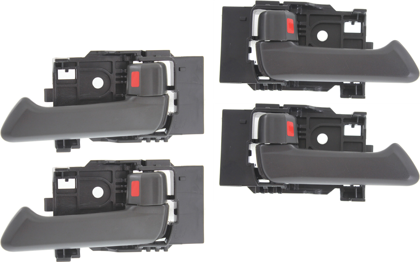AM COLORADO 04-12 FRONT AND REAR DOOR HANDLE RH AND LH Set of 4 Inside Gray Plastic SKU SET REPG462125-4 OEM 8972939971-8972939981