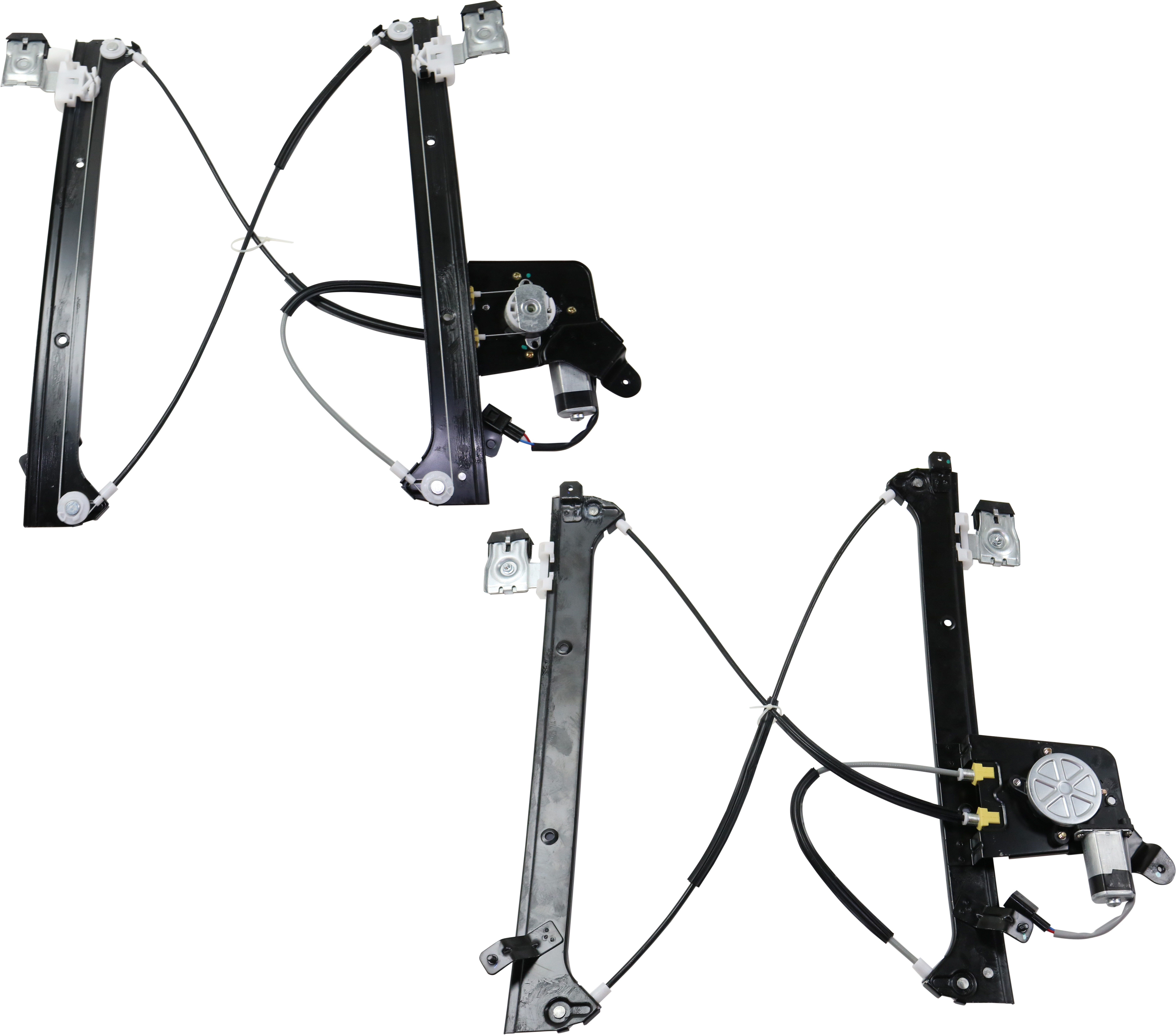 AM SUBURBAN 00-06 SILVERADO SIERRA 01-07 REAR WINDOW REGULATOR RH AND LH Pwr w Motor Crew Cab Fits 2007 Classic SKU SET REPG491701 Partslink GM1551114 GM1550114 OEM 19301980-19301981