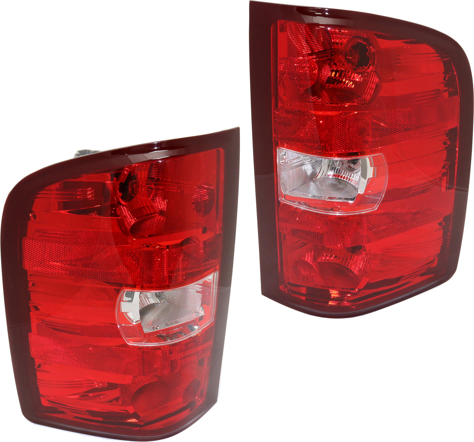 AM SILVERADO SIERRA 10-11 TAIL LAMP RH AND LH Assembly CAPA SKU SET REPG730109Q Partslink GM2800249C GM2801249C OEM 20840271-20840272