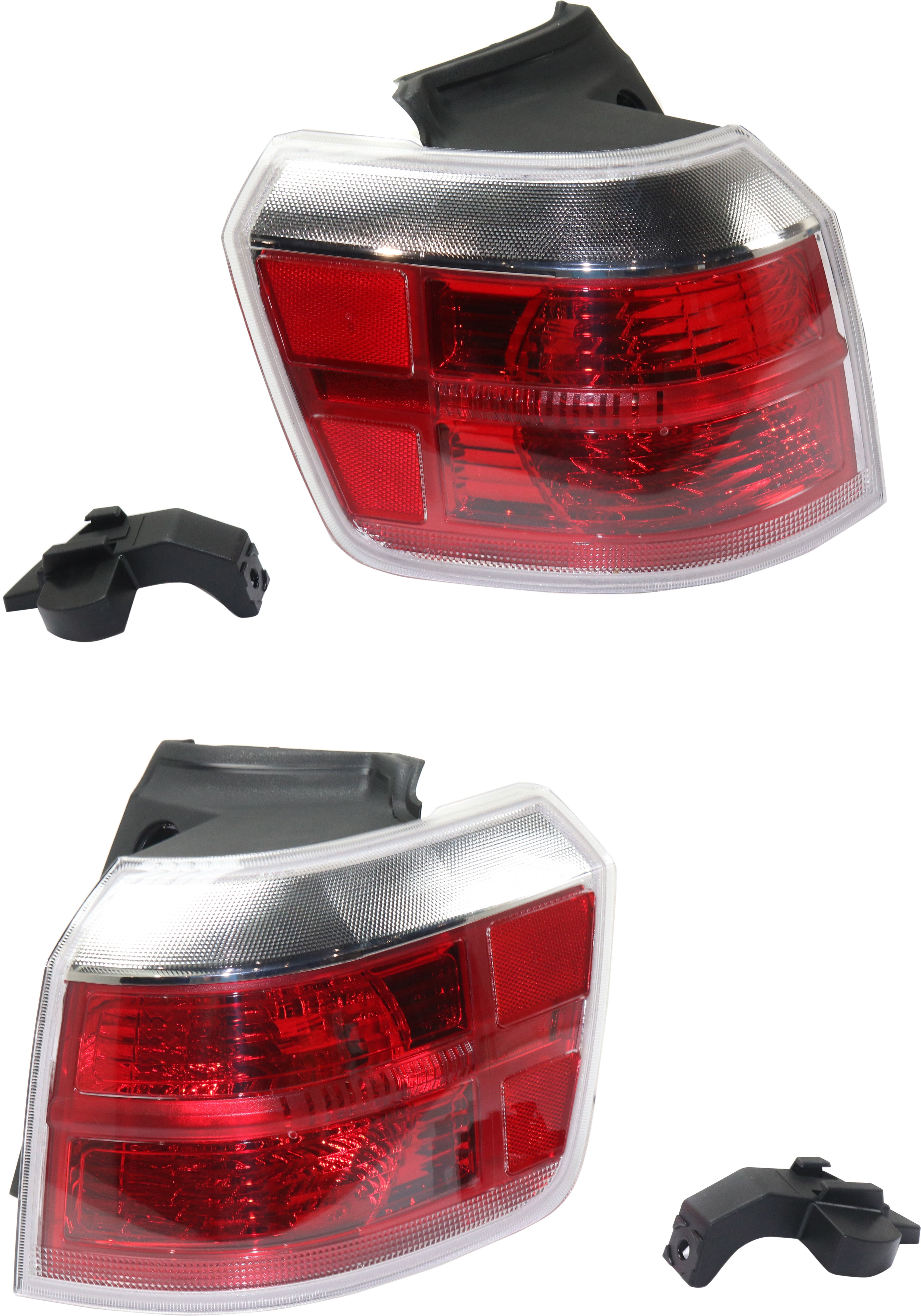 AM TERRAIN 13-17 TAIL LAMP RH AND LH Outer Assembly Halogen Denali Model CAPA SKU SET REPG730119Q Partslink GM2805114C GM2804114C OEM 23389936-23389935