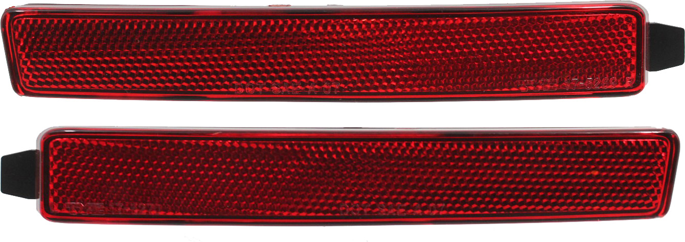 AM ACADIA 07-12 SRX 10-16 REAR BUMPER REFLECTOR RH and LH SKU SET REPG731901 Partslink GM2831100 GM2830100 OEM 25881882-25881881