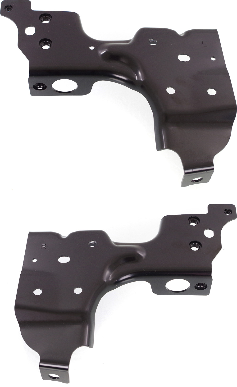 AM SILVERADO SIERRA 2500 HD 3500 HD 15-19 REAR BUMPER BRACKET RH AND LH Mounting Bracket SKU SET REPG762701 Partslink GM1143102 GM1142102 OEM 23112268-23112267