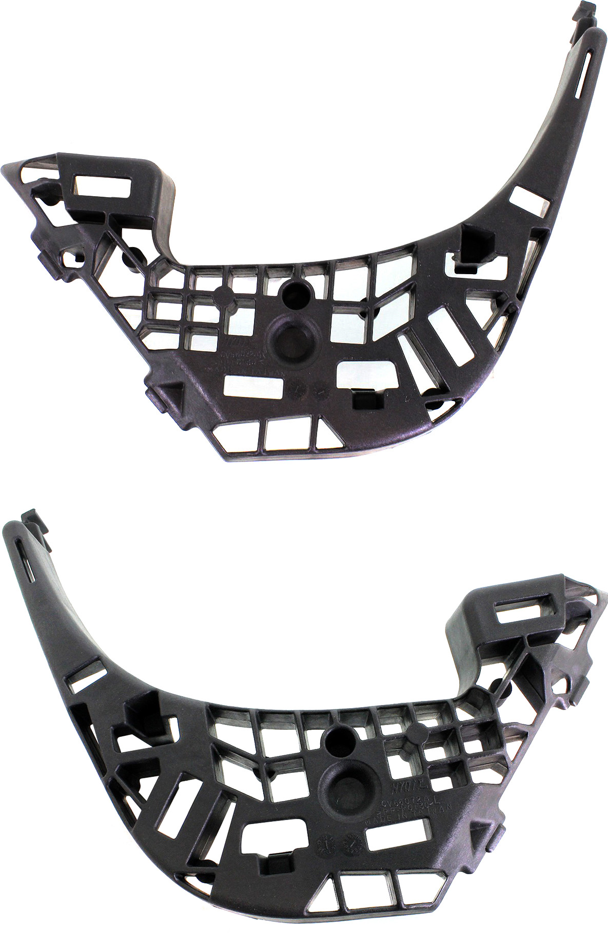 AM SILVERADO SIERRA 2500 HD 3500 HD 07-14 REAR BUMPER STEP PAD RH AND LH Insert Plastic Fits 2007 Non Classic SKU SET REPG764905 Partslink GM1143101 GM1142101 OEM 15822922-15822921