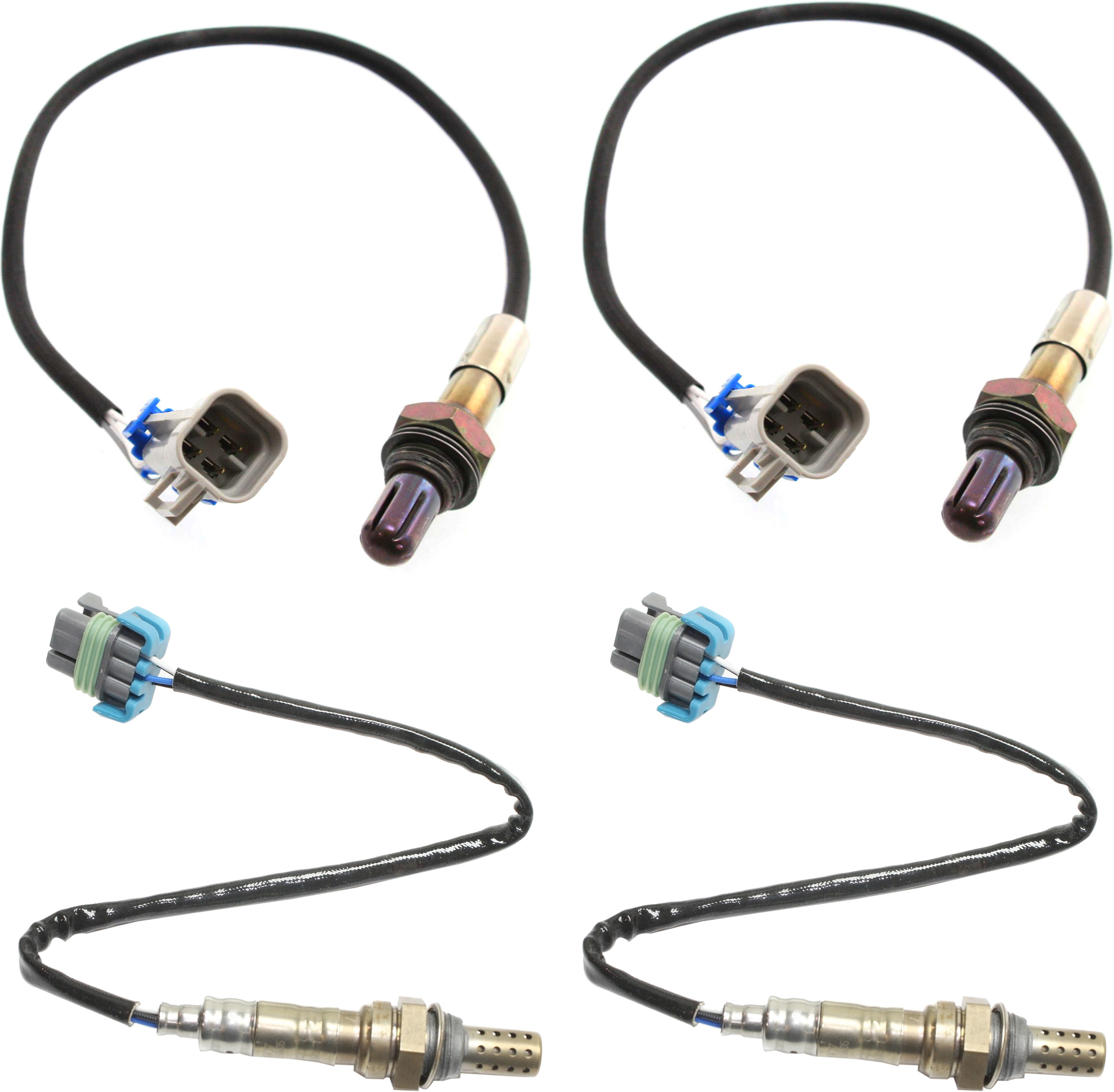 AM ACADIA OUTLOOK 07-08 VUE 08-10 OXYGEN SENSOR Set of 4 Before and After Catalytic Converter Front and Rear SKU SET REPG960907-4