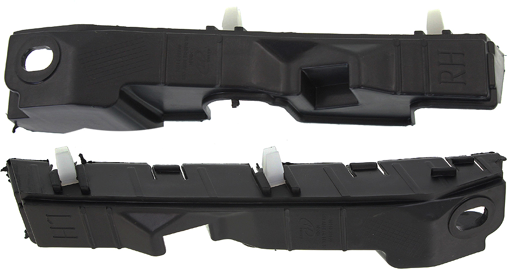 AM SONATA 11-15 FRONT BUMPER BRACKET RH AND LH Mounting Bracket Plastic Non Hybrid Model 11-14 SKU SET REPH013123 Partslink HY1043108 HY1042108 OEM 865143S000-865133S000