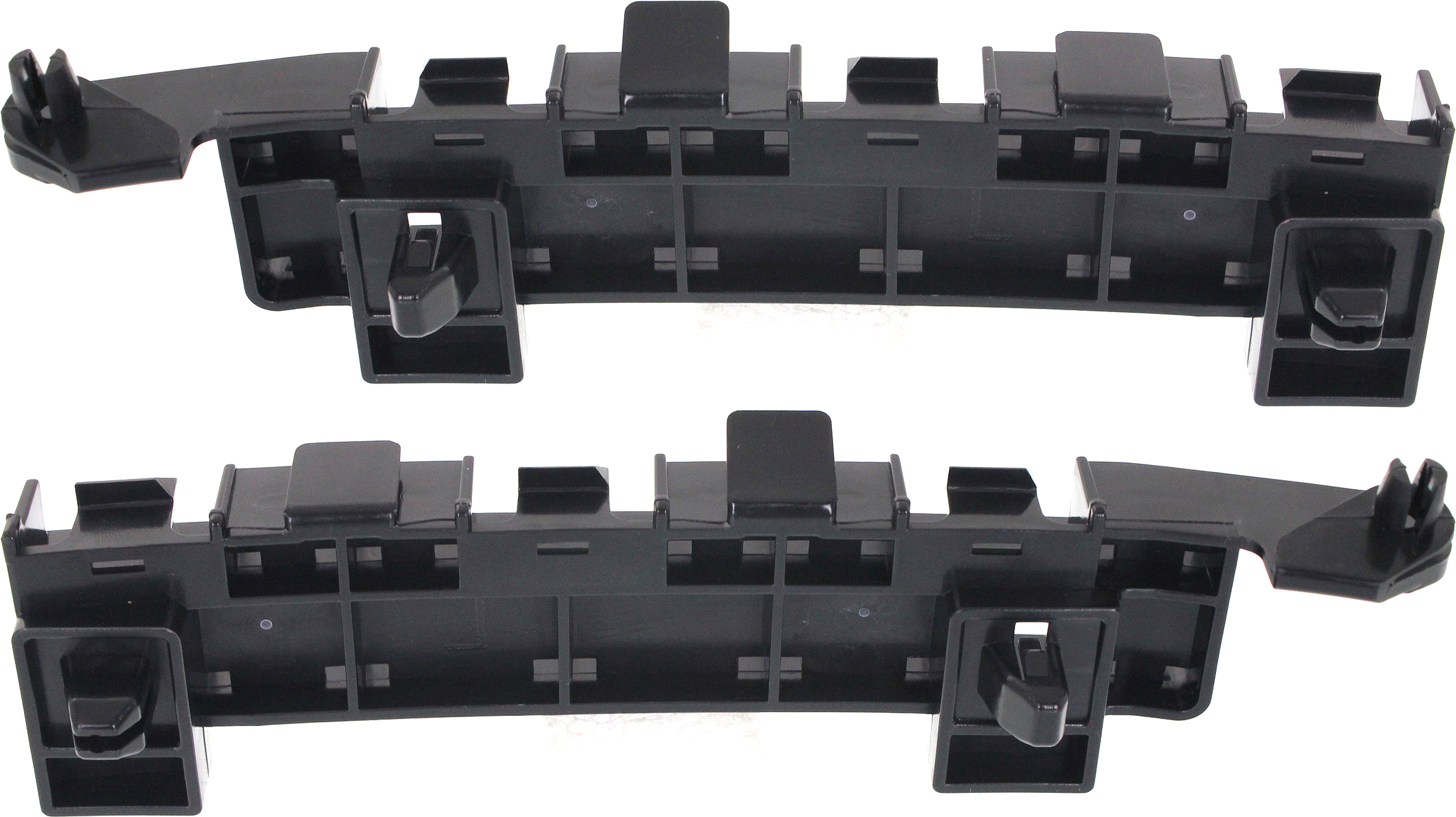 AM FIT 09-14 FRONT BUMPER BRACKET RH AND LH Side Spacer Plastic SKU SET REPH013141 Partslink HO1043108 HO1042108 OEM 71193TK6A01-71198TK6A01