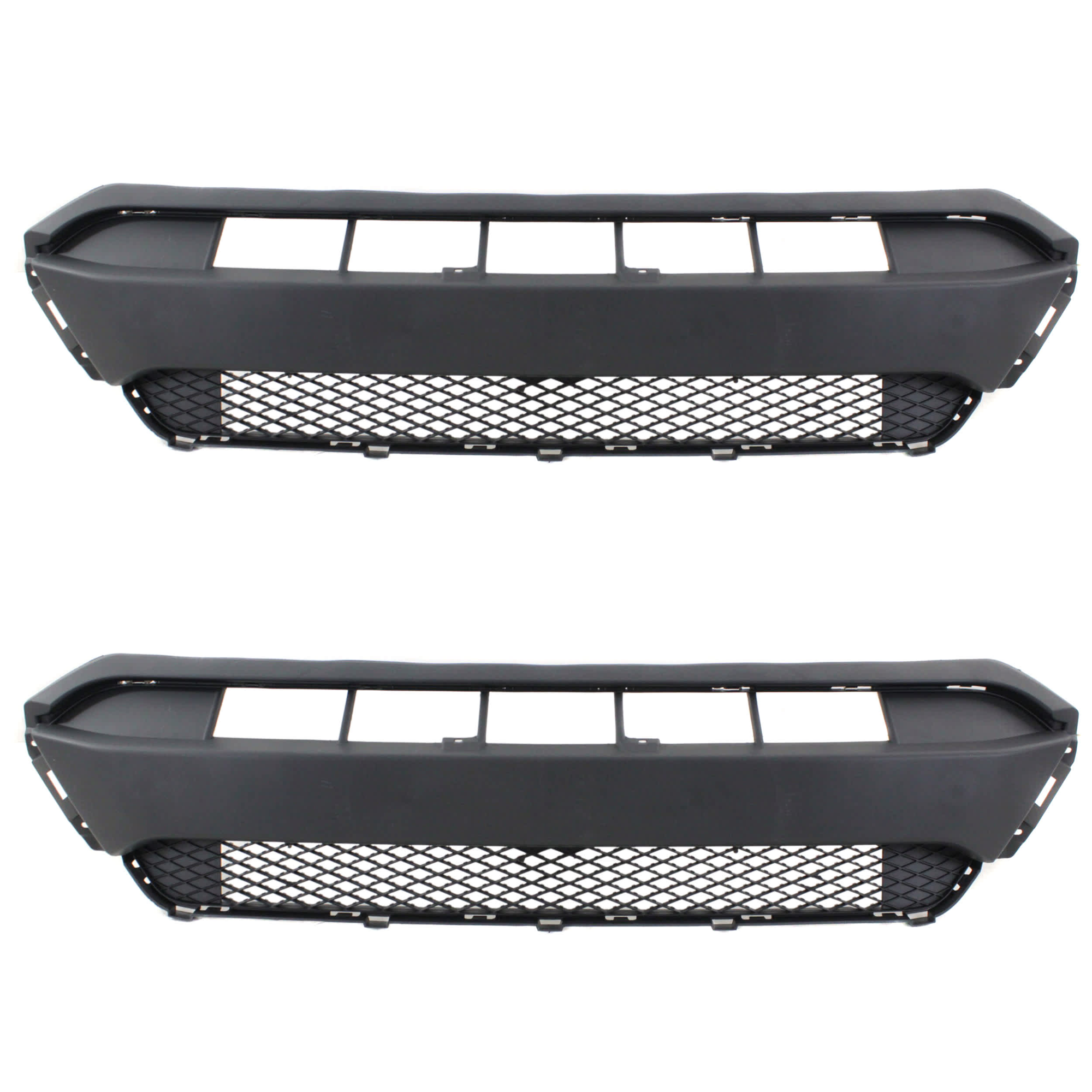 AM PILOT 12-15 FRONT BUMPER MOLDING RH AND LH Garnish Textured Black SKU SET REPH015903-2