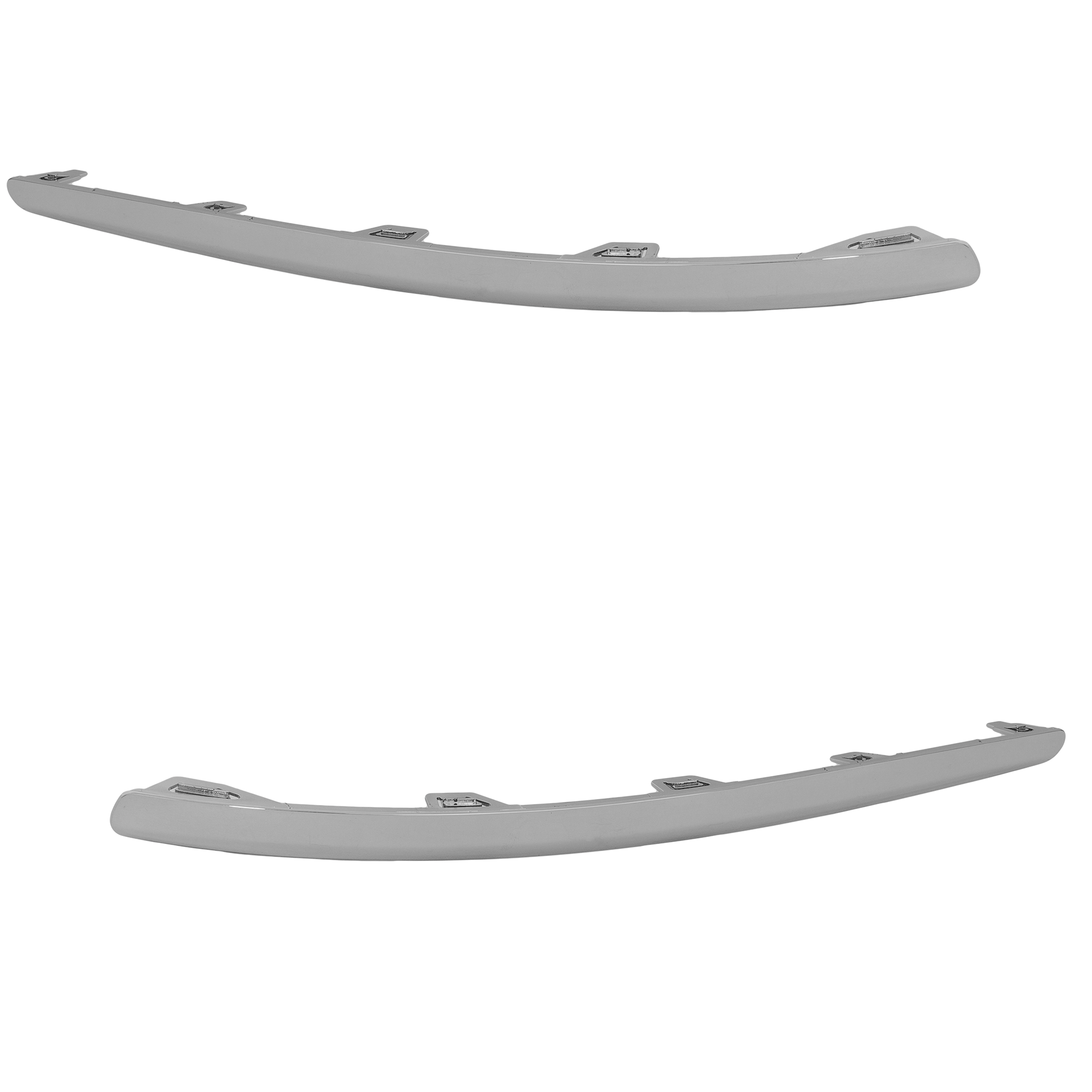 AM ELANTRA 09-12 FRONT BUMPER MOLDING RH AND LH Chrome Touring Model SKU SET REPH016103 Partslink HY1047105 HY1046105 OEM 865822L300-865812L300
