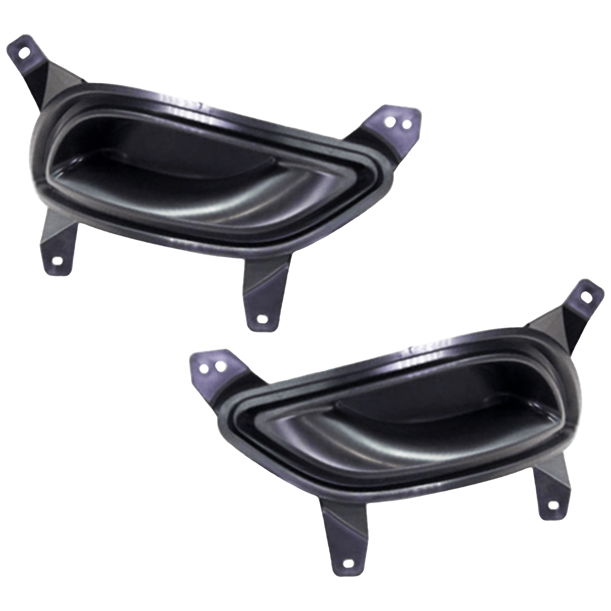 AM SONATA 11-13 FOG LAMP COVER RH AND LH Primed Excludes Hybrid Models CAPA SKU SET REPH018903Q Partslink HY1039110C HY1038110C OEM 865243S000-865233S000