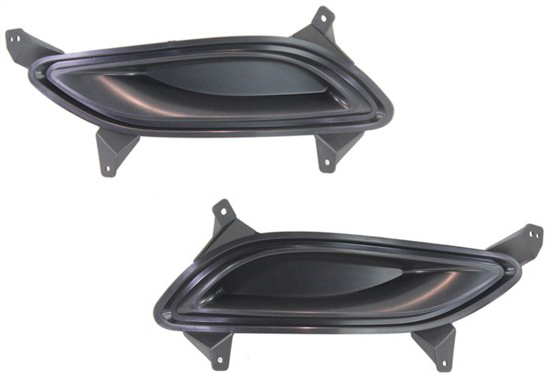 AM SONATA 11-13 FOG LAMP COVER RH AND LH Primed Excludes Hybrid Models SKU SET REPH018903 Partslink HY1039110 HY1038110 OEM 865243S000-865233S000