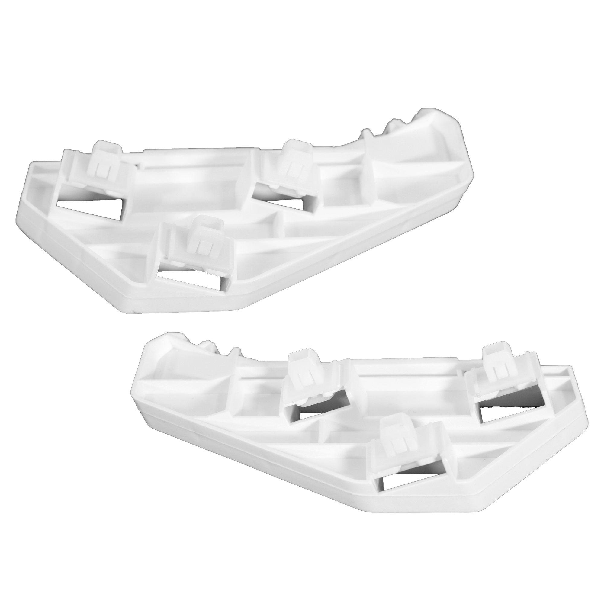 AM CR V 02-06 FRONT BUMPER SUPPORT RH AND LH Plastic Side Spacer SKU SET REPH019107 Partslink HO1043104 HO1042104 OEM 71193S9A000-71198S9A000