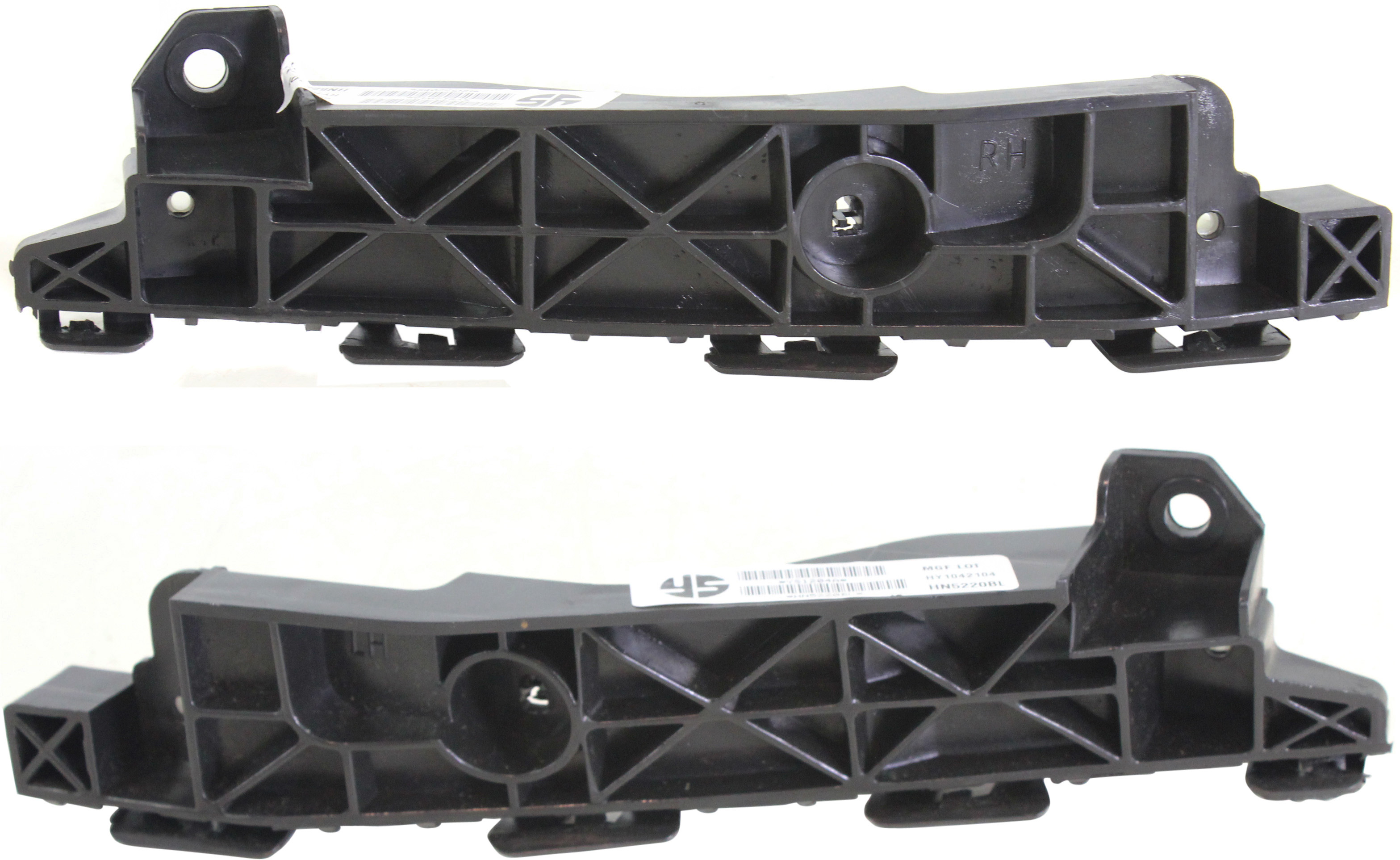 AM TUCSON 10-15 FRONT BUMPER RETAINER RH AND LH Cover Support SKU SET REPH040505 Partslink HY1043104 HY1042104 OEM 865142S000-865132S000