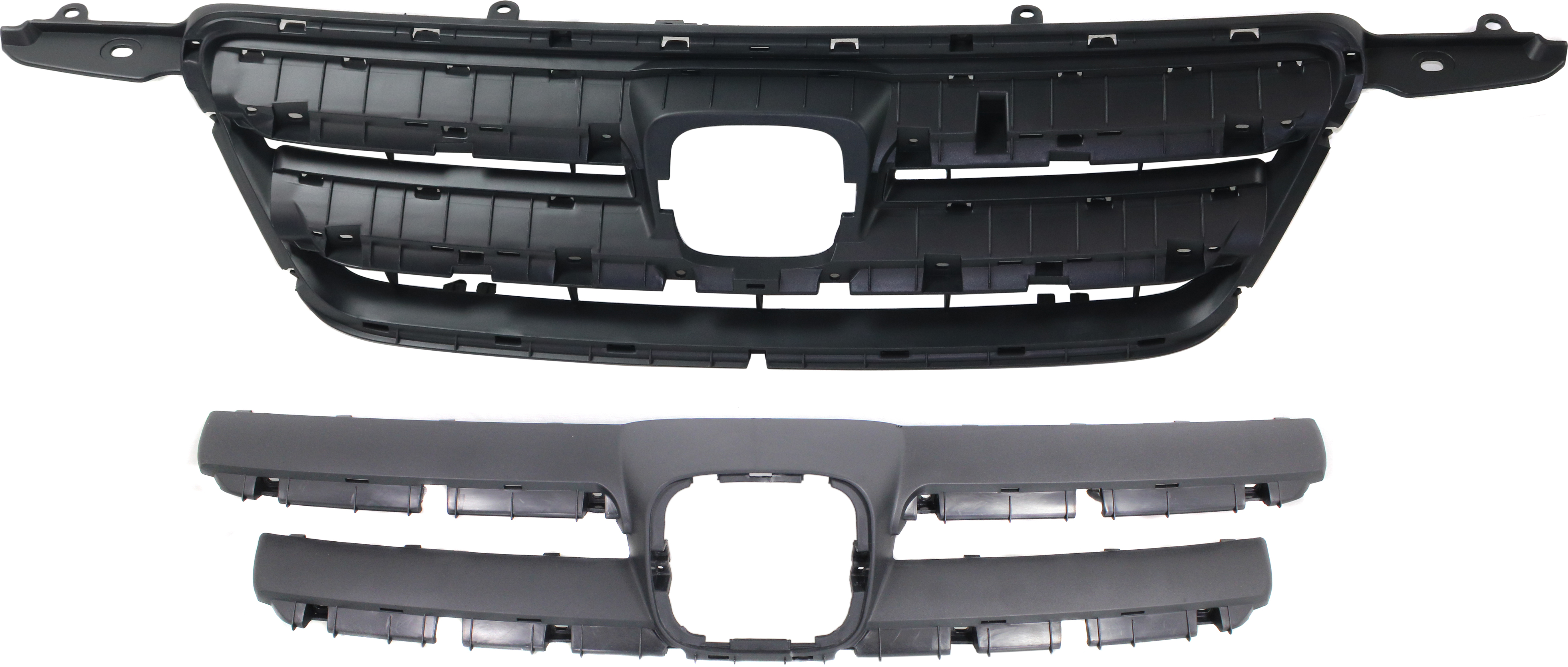 AM CR V 05-06 GRILLE Set of 2 Inner and Outer Paintable Shell and Insert Japan Built SKU SET REPH070113-2 Partslink HO1200177 HO1200185 OEM 71121S9A013-71122S9AA01