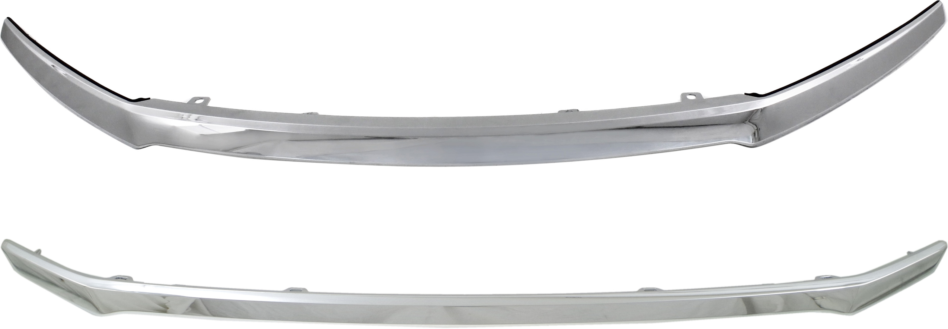 AM PILOT 16-18 GRILLE MOLDING Upper and Lower Chrome SKU SET REPH070912-2 Partslink HO1216115 HO1217108 OEM 71124TG7A01-71150TG7A00