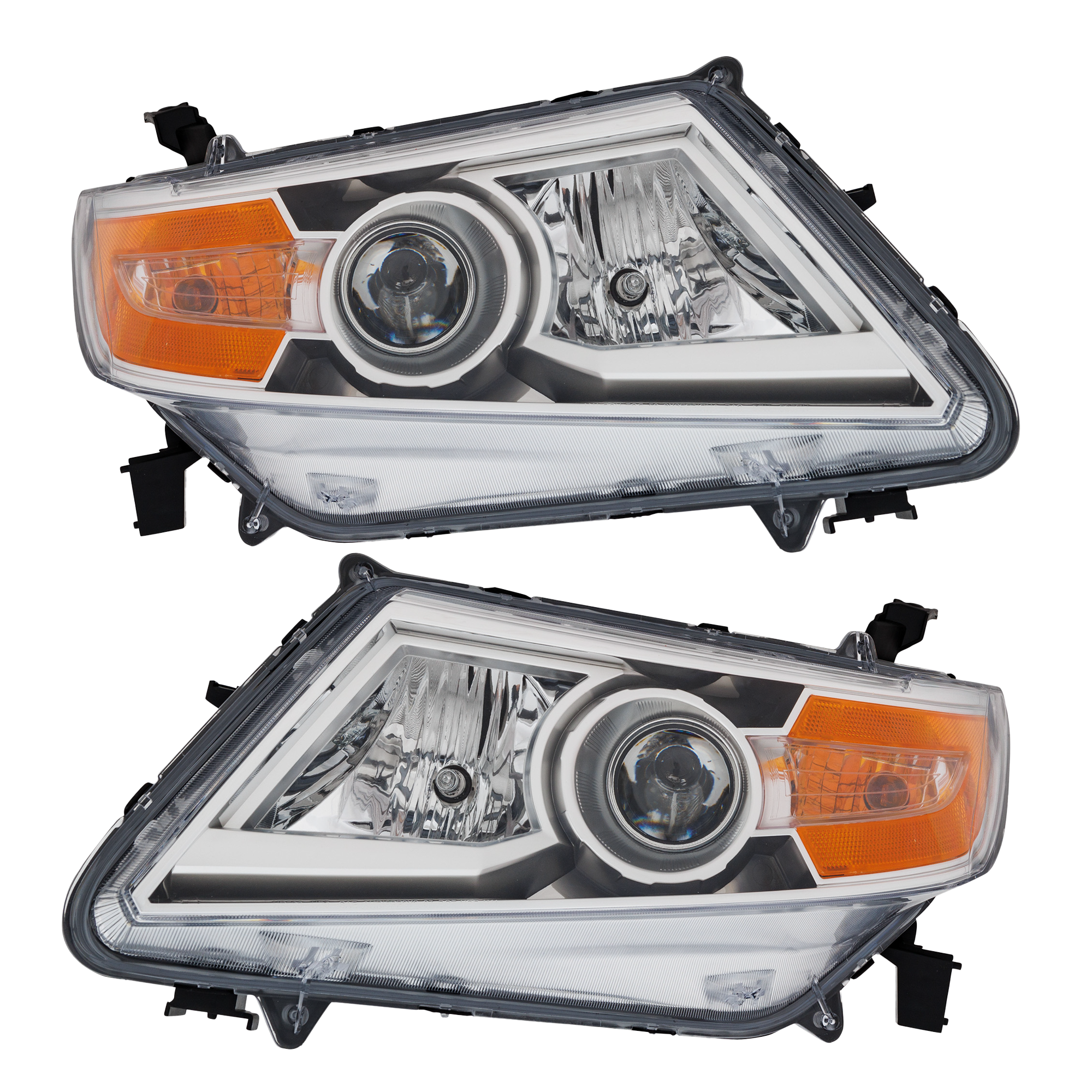 AM ODYSSEY 11-13 HEAD LAMP RH AND LH Assembly Halogen EX EX L LX Models SKU SET REPH100149 Partslink HO2503142 HO2502142 OEM 33100TK8A01-33150TK8A01