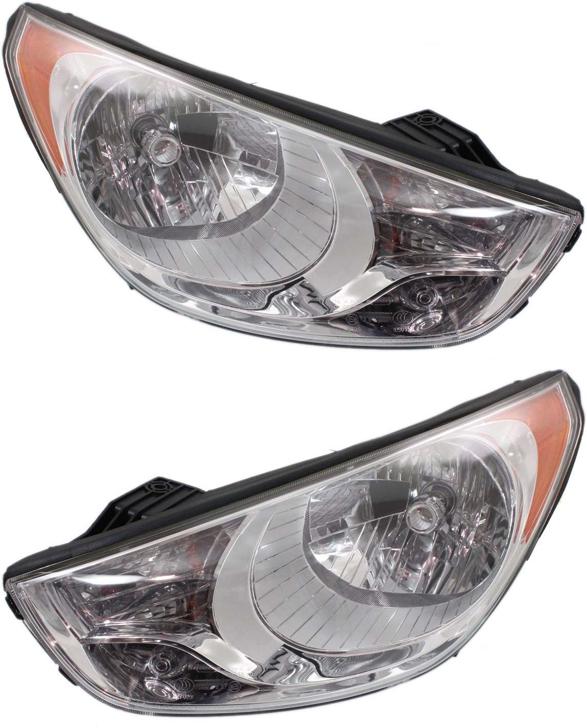 AM TUCSON 10-13 HEAD LAMP RH AND LH Assembly Halogen SKU SET REPH100191 Partslink HY2503158 HY2502158 OEM 921022S050-921012S050